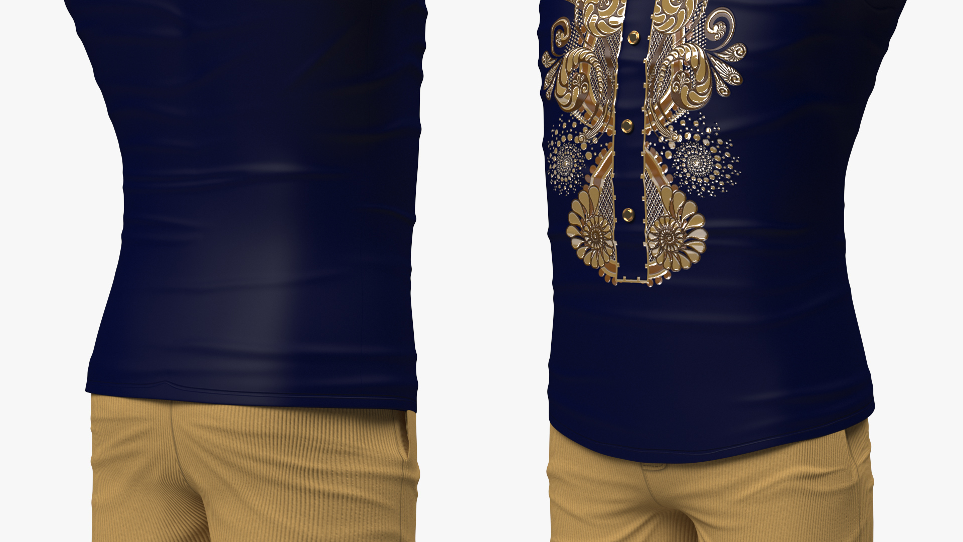 Asian Man Fashionable Style T Pose 3D model