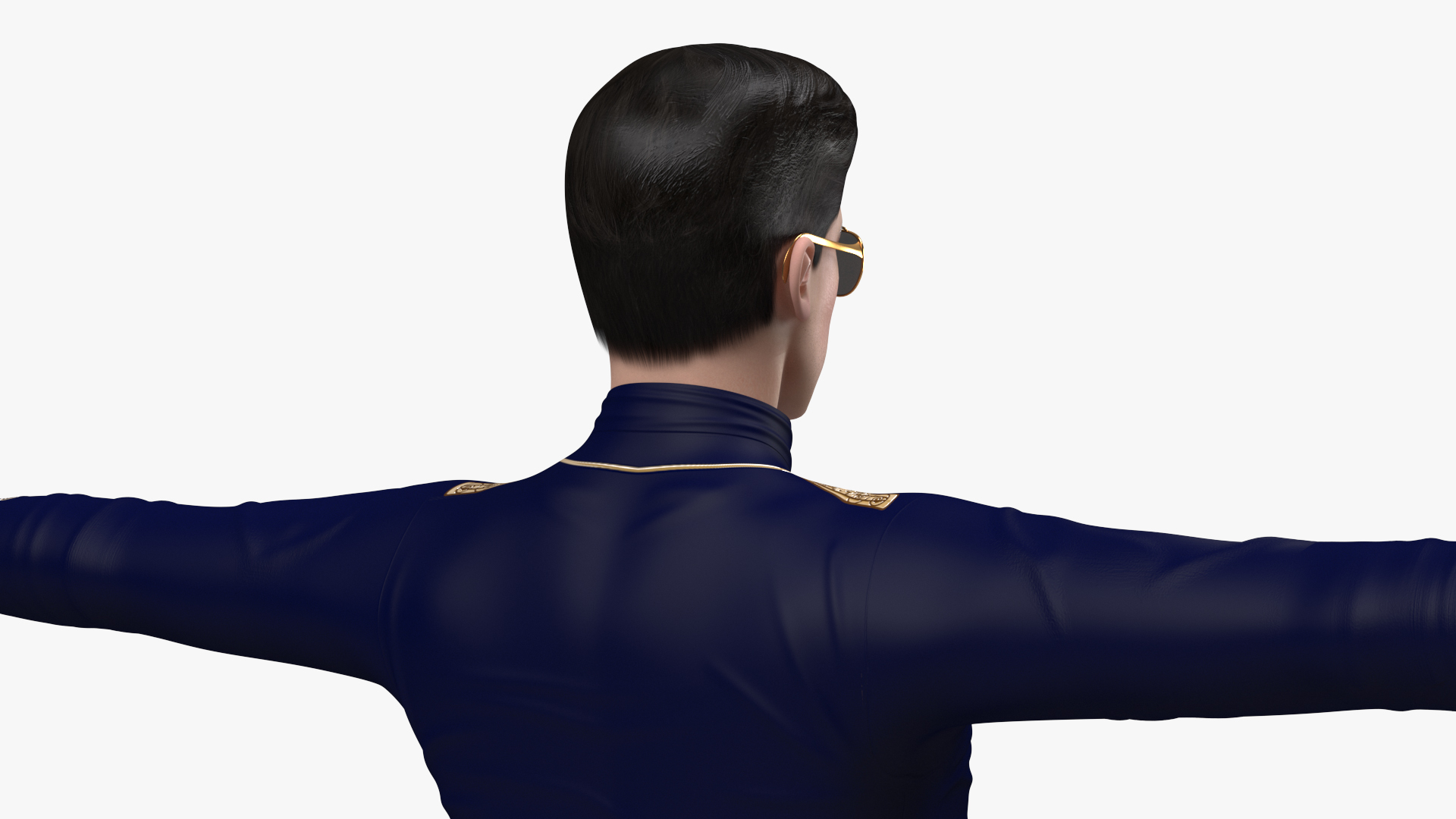Asian Man Fashionable Style T Pose 3D model