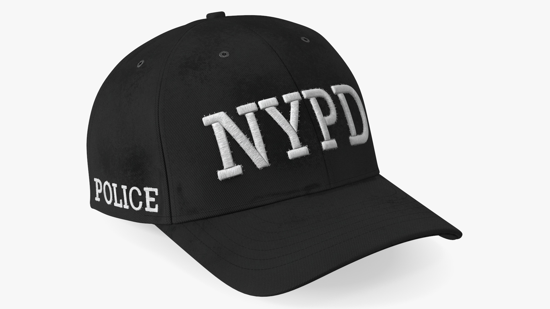 NYPD Police Baseball Cap 3D model