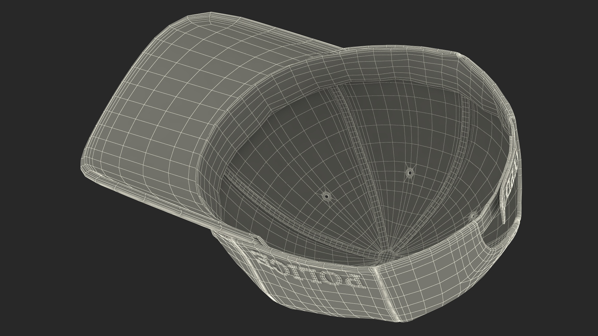 NYPD Police Baseball Cap 3D model