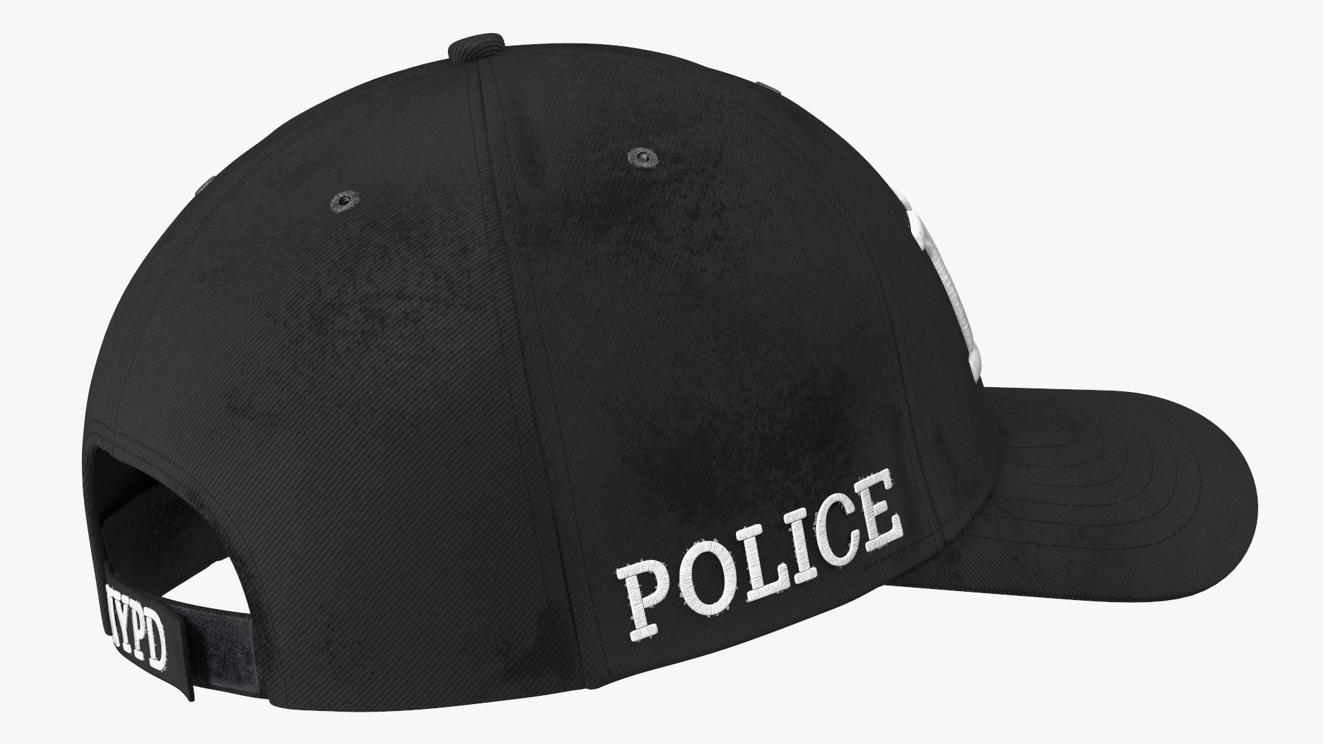 NYPD Police Baseball Cap 3D model