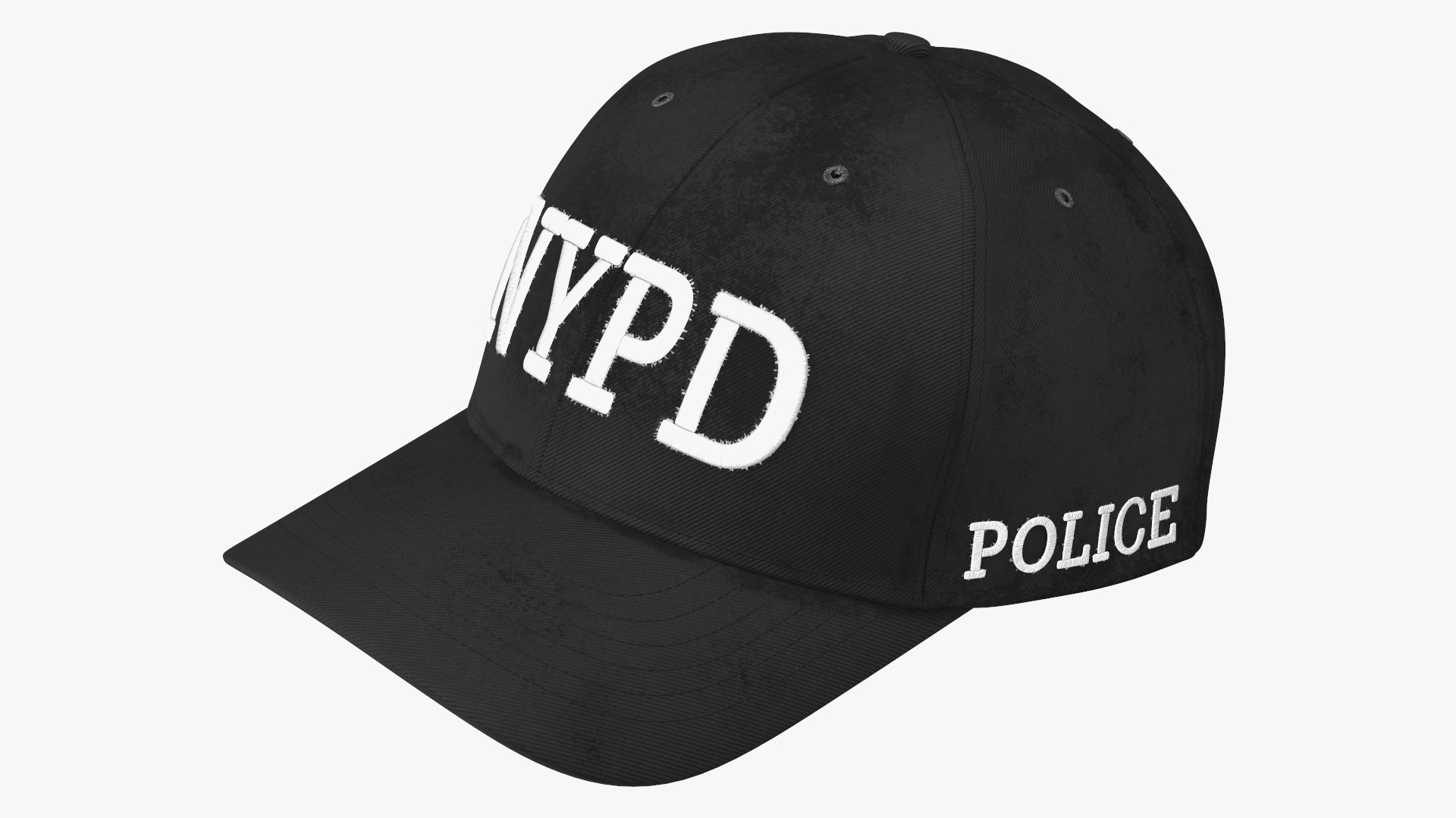 NYPD Police Baseball Cap 3D model