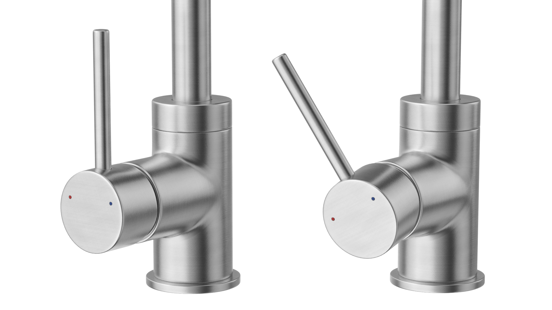 3D Angular Single Lever Sink Mixer