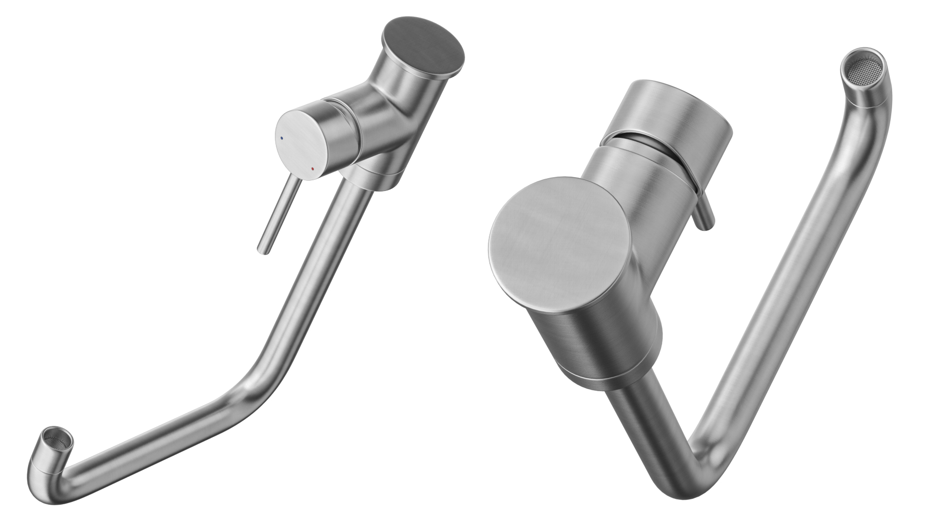 3D Angular Single Lever Sink Mixer