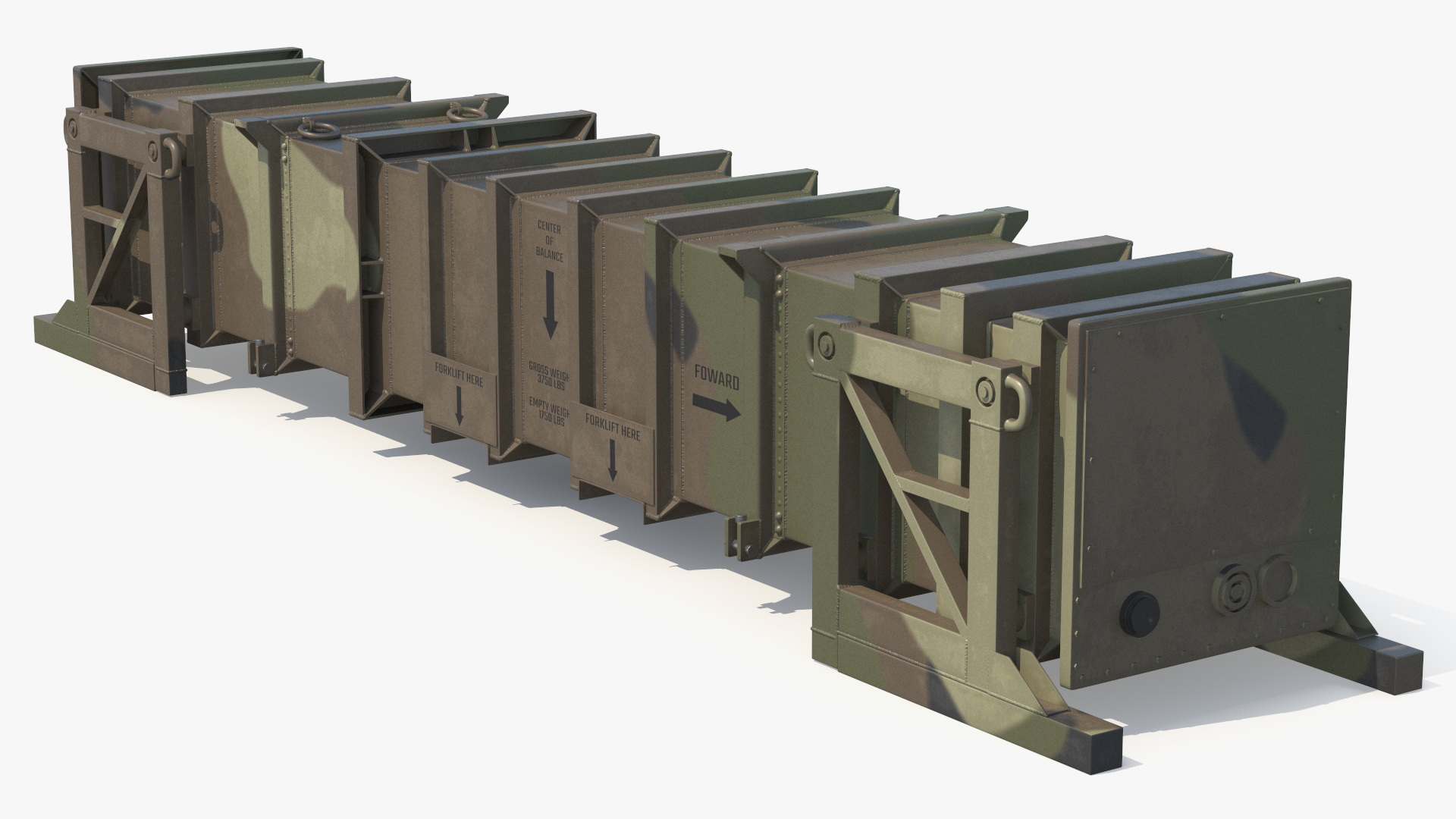 Ballistic Missile Transport Container Camo - view 5