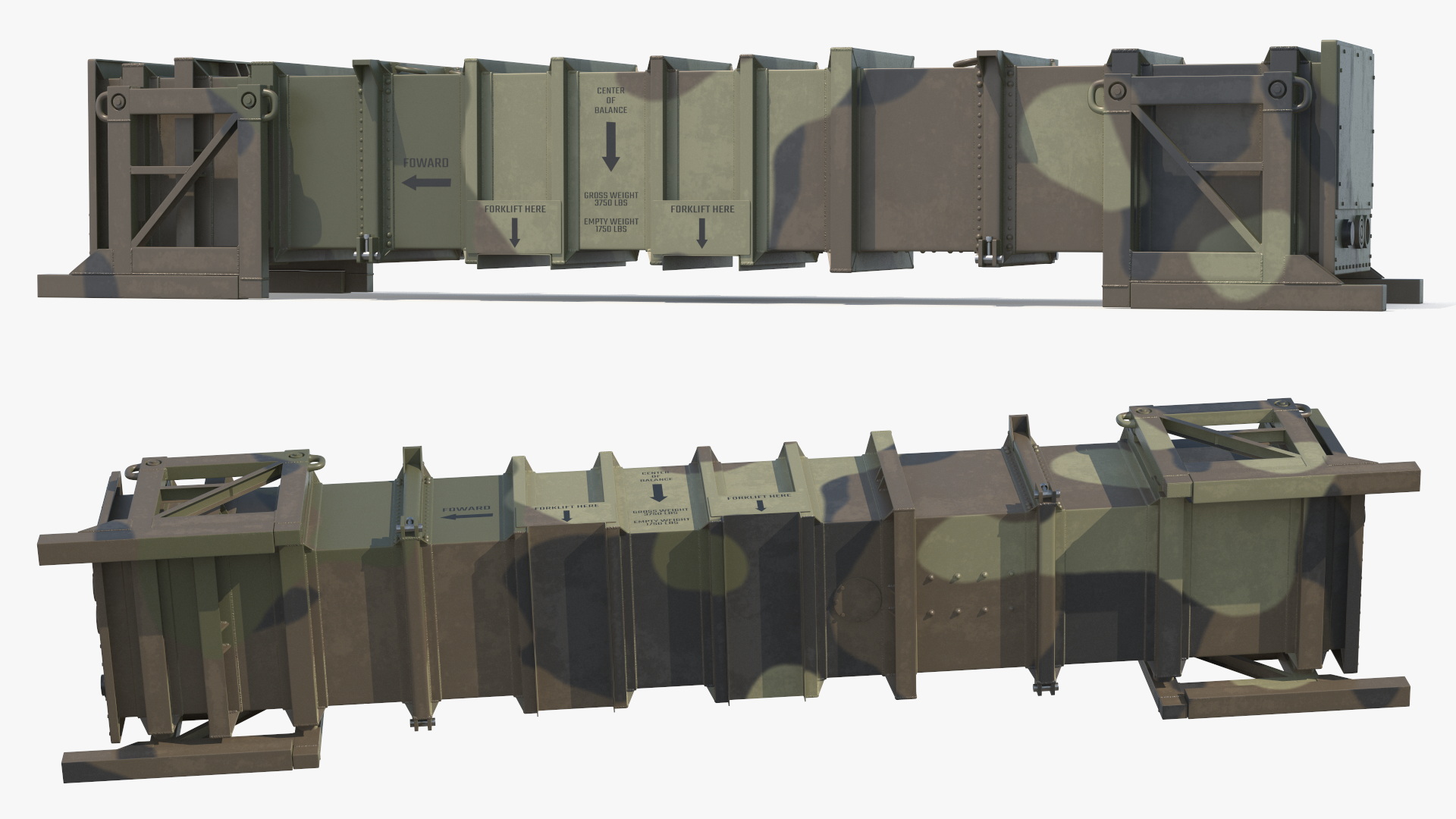 Ballistic Missile Transport Container Camo - view 6
