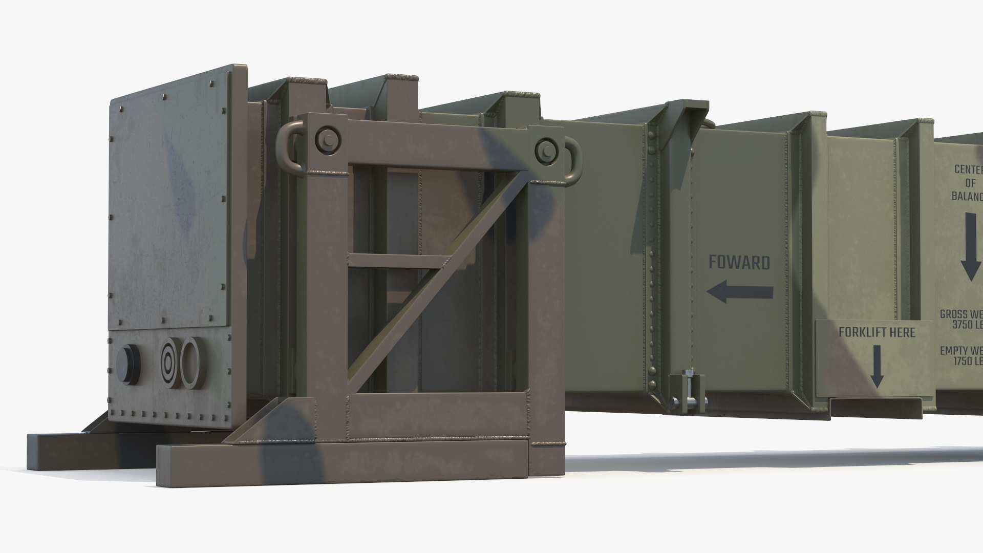 Ballistic Missile Transport Container Camo - view 7