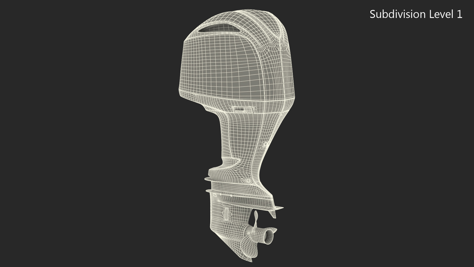 Outboard Motor 3D model