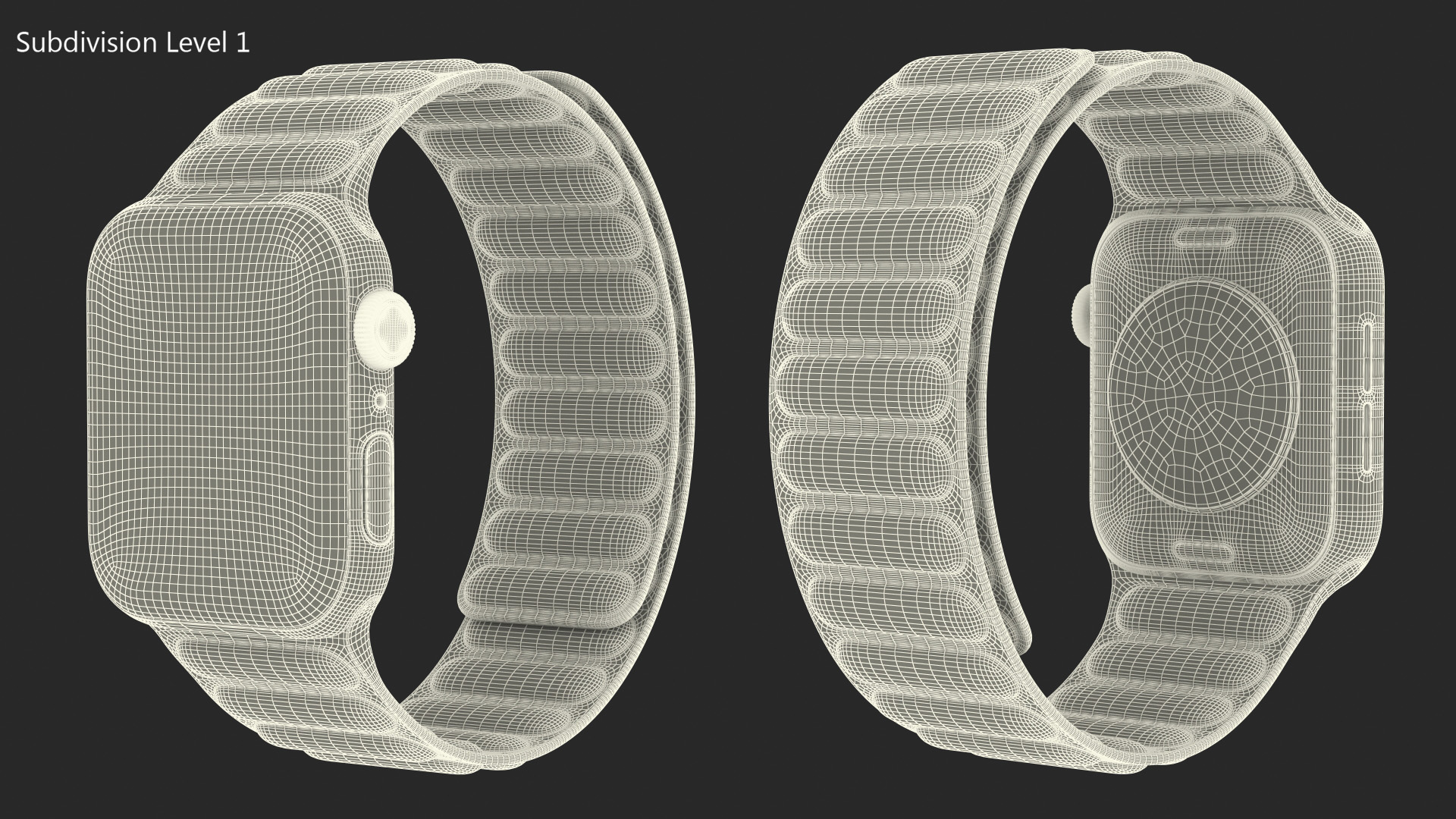 Apple Watch Series 6 Golden 3D