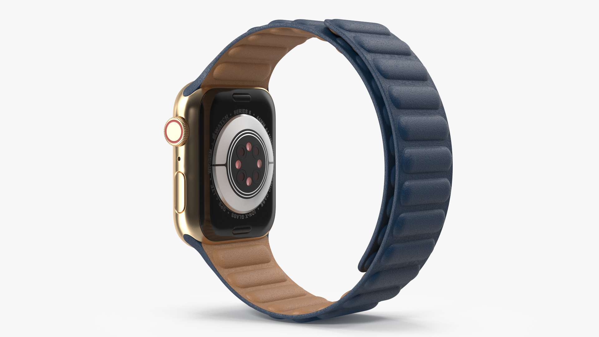 Apple Watch Series 6 Golden 3D