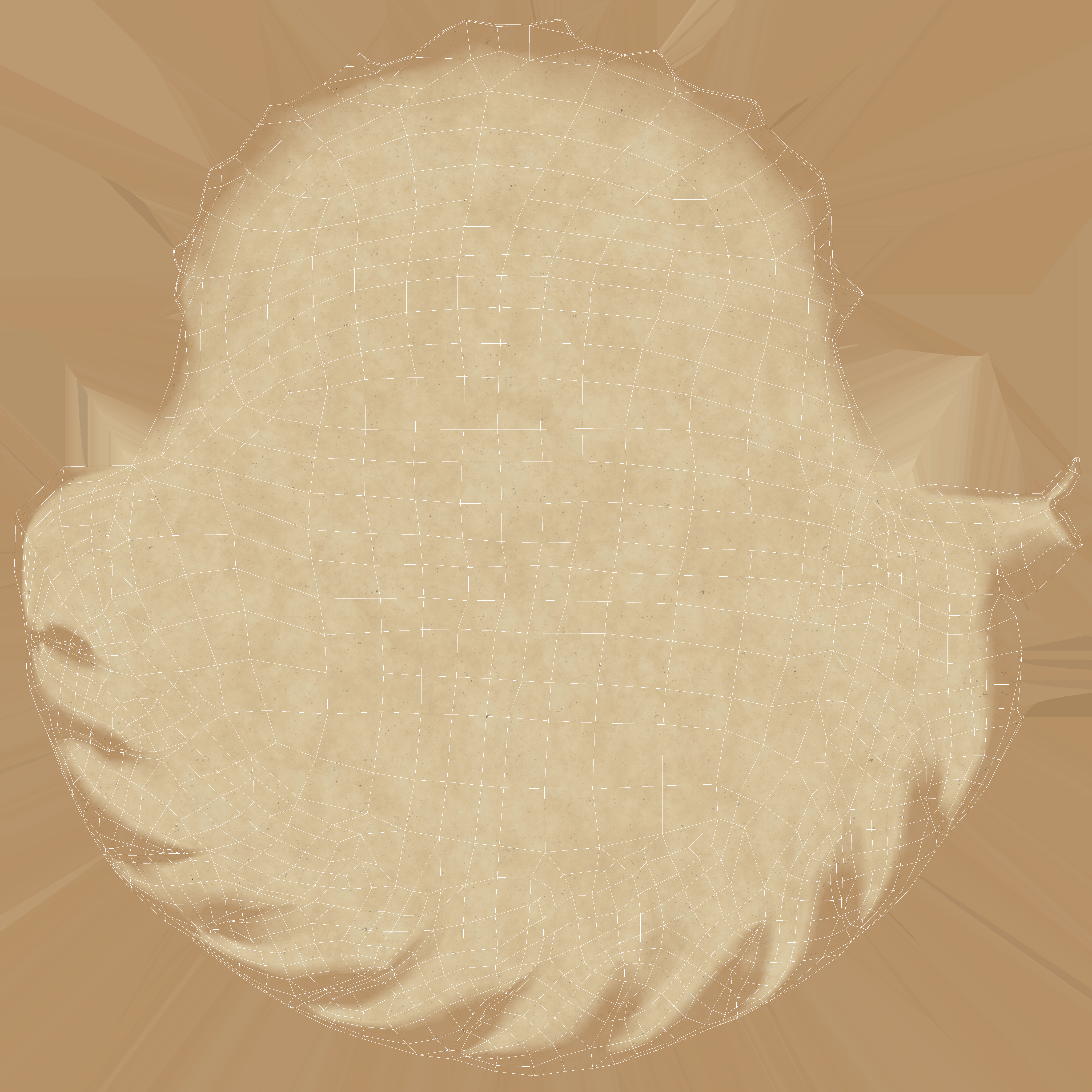 3D Pierogi Dumpling Cooked model