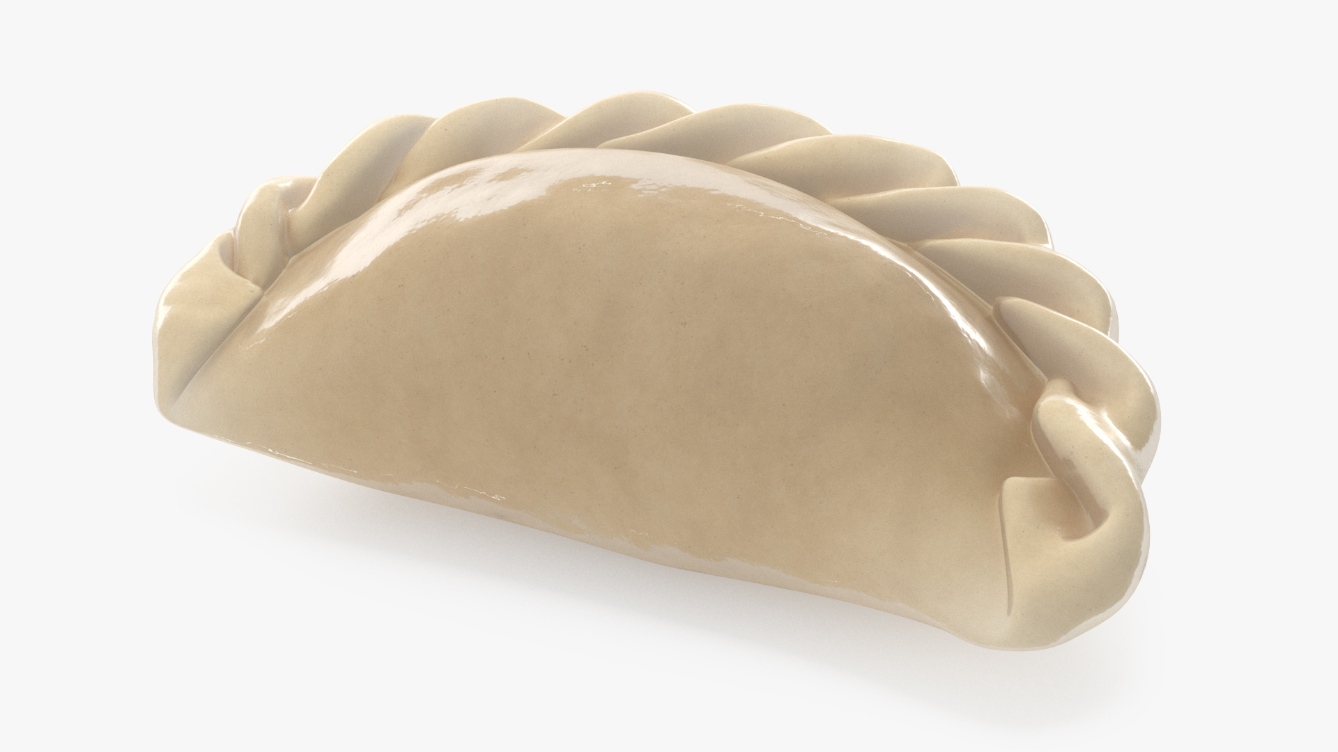 3D Pierogi Dumpling Cooked model