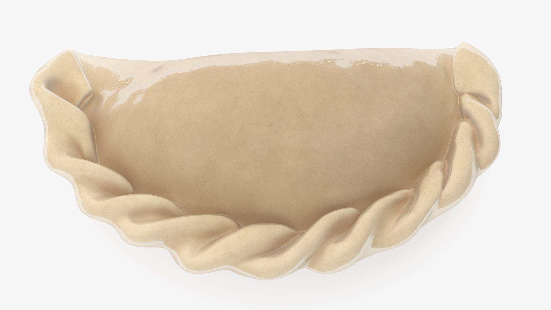 3D Pierogi Dumpling Cooked model