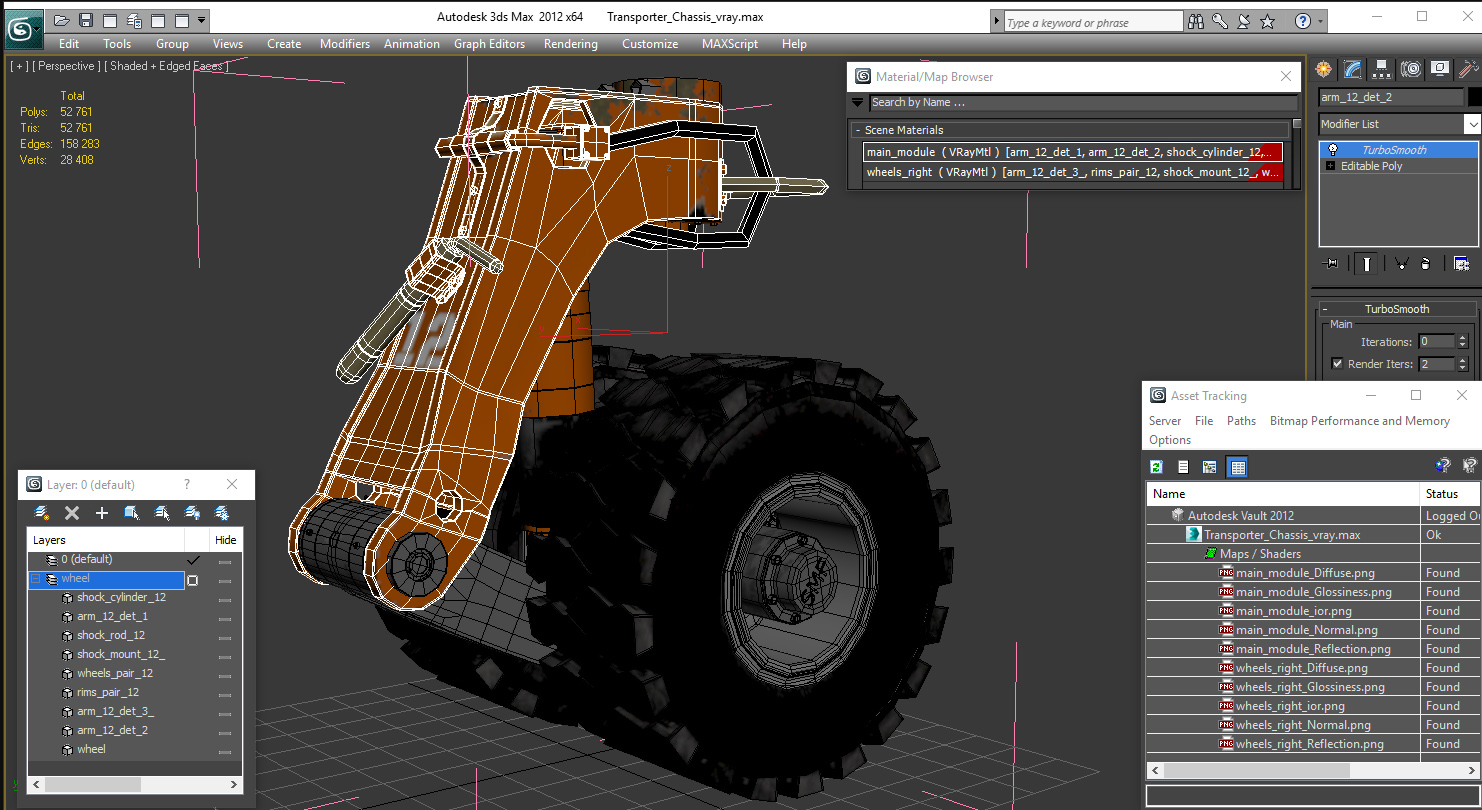 Transporter Chassis 3D model