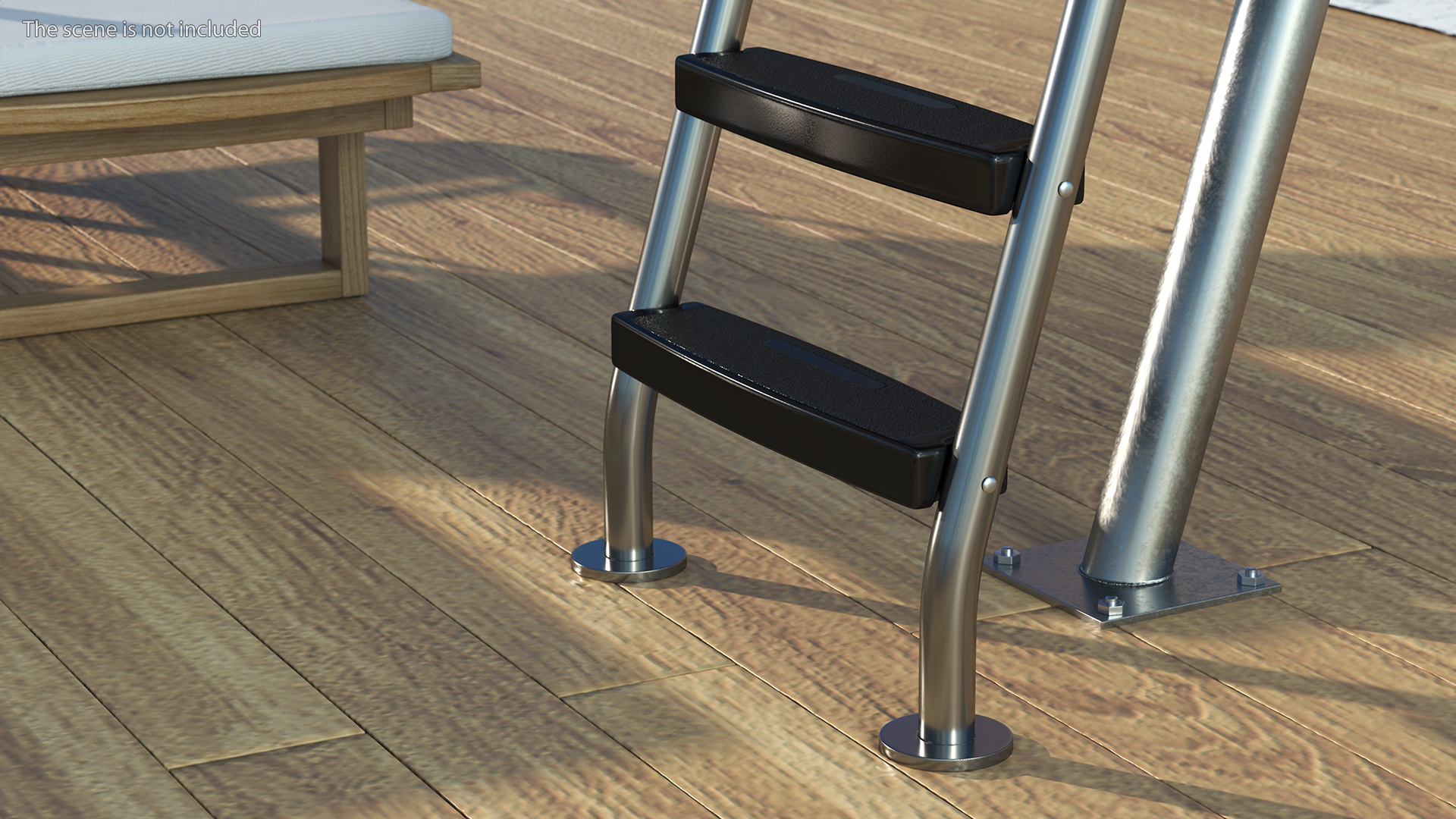 Swimming Pool Lifeguard Chair 3D model