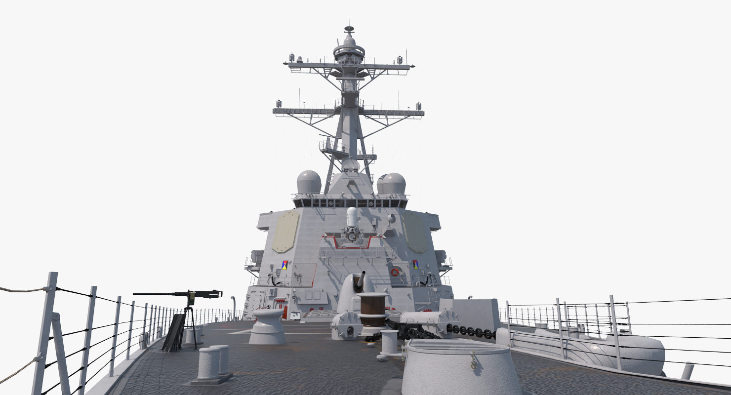 Arleigh Burke Destroyer Donald Cook DDG 75 3D