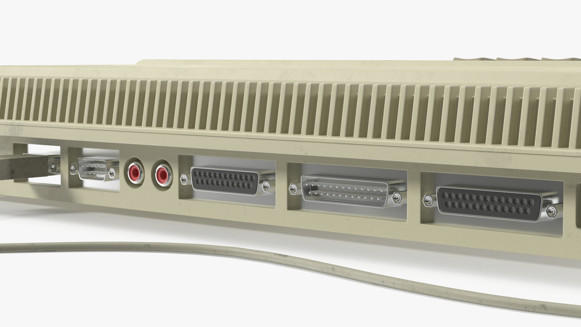 3D Old Home Computer Keyboard
