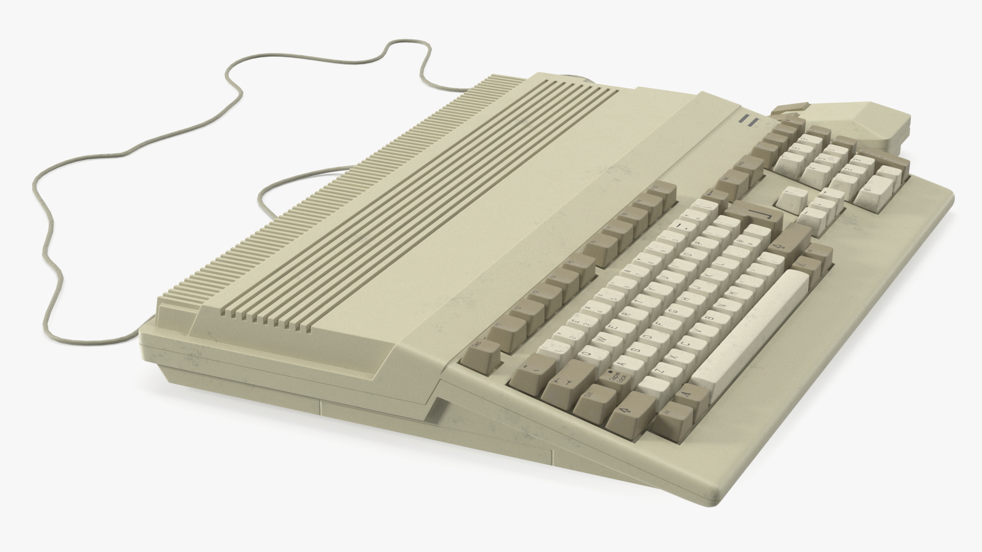 3D Old Home Computer Keyboard