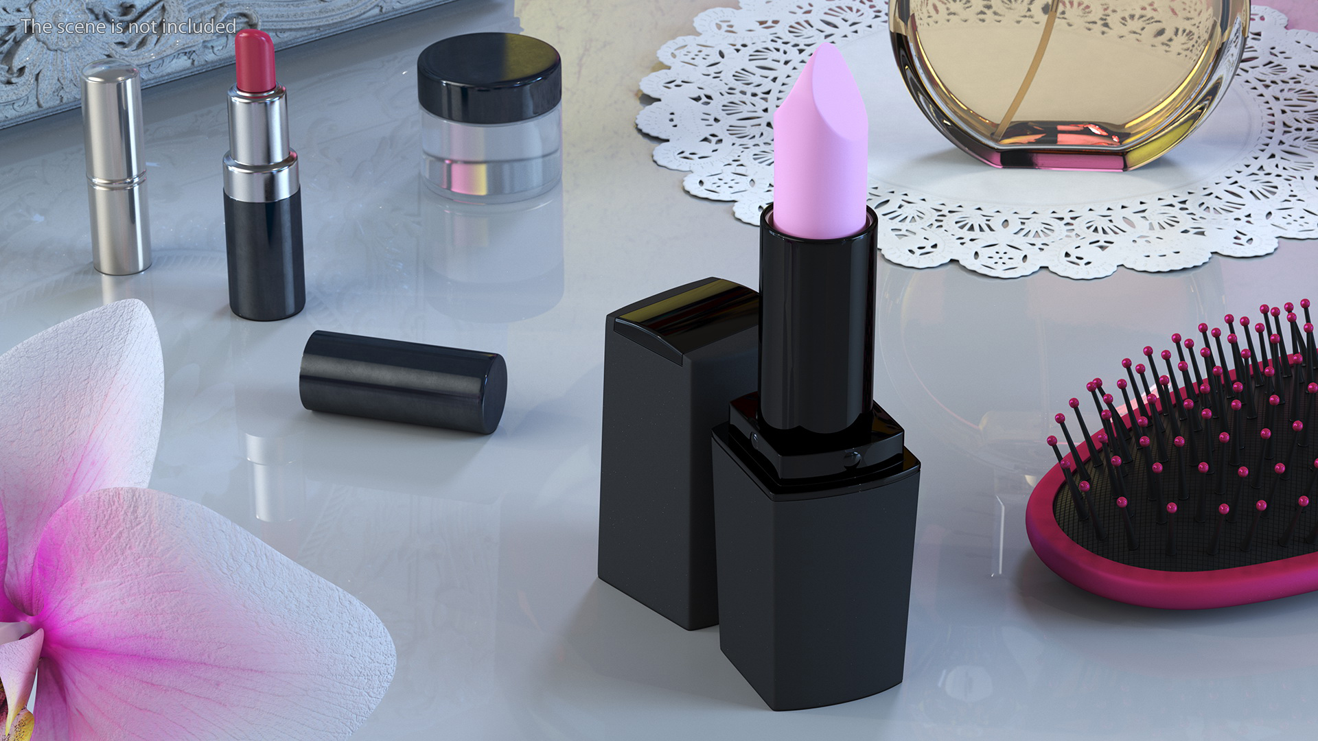 3D Square Lipstick Pink Color