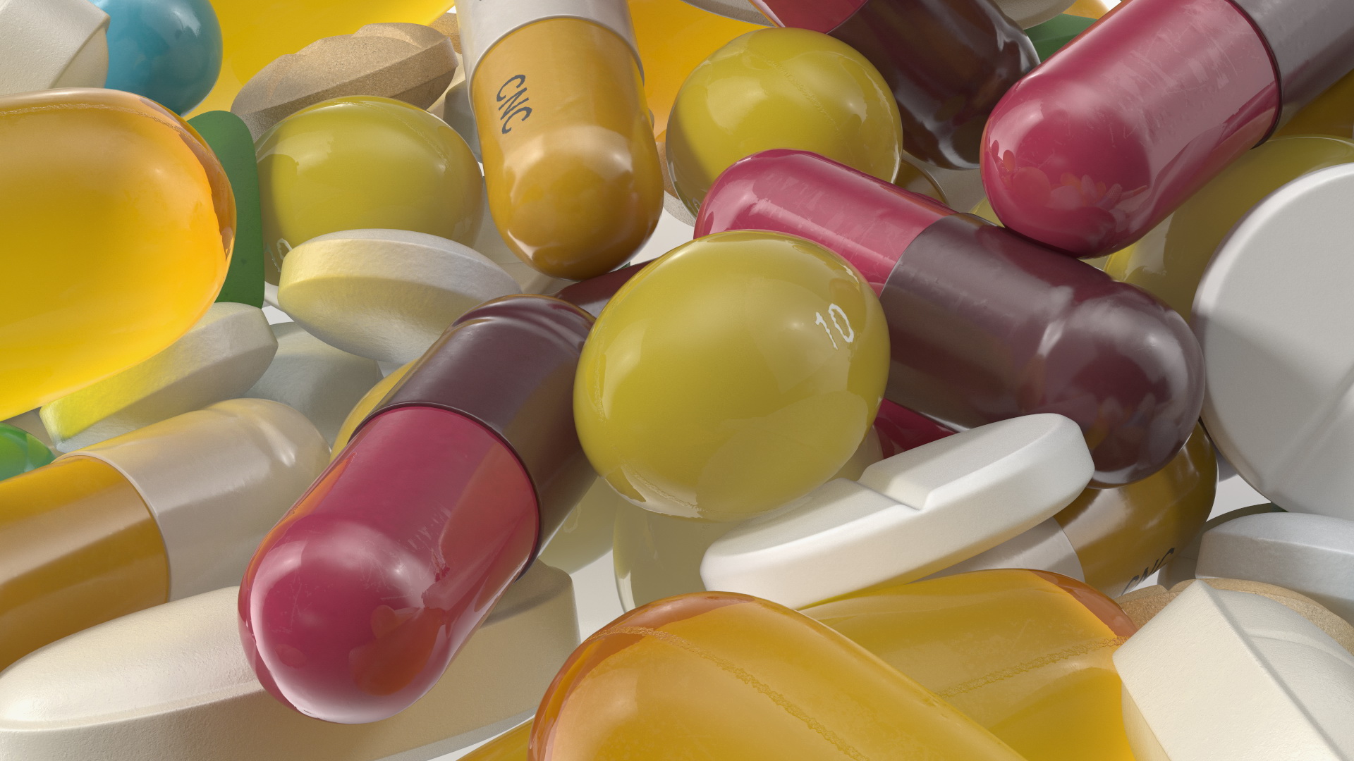 Stack of Pills 3D model