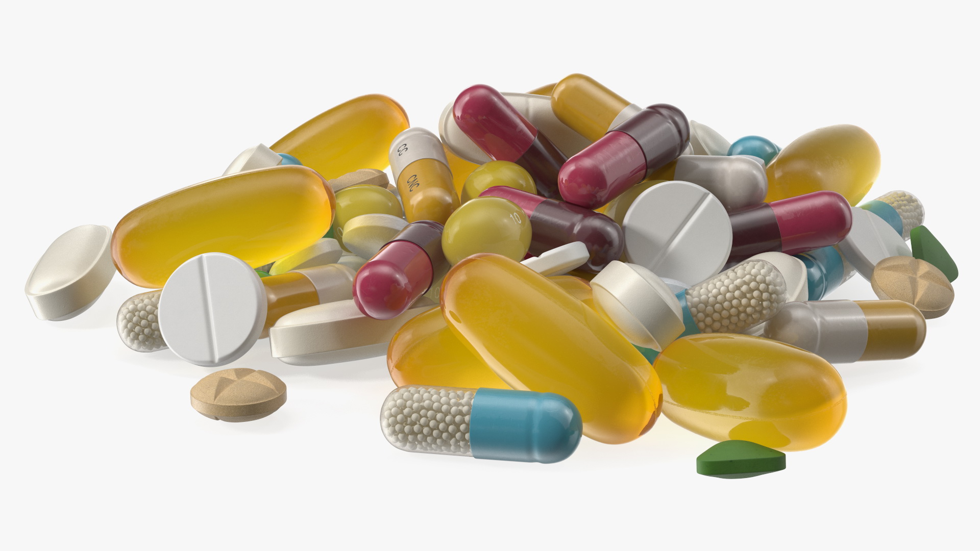 Stack of Pills 3D model