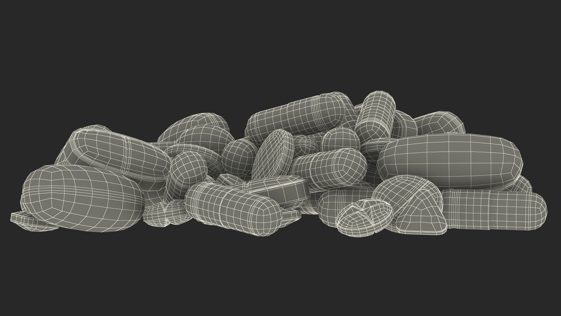 Stack of Pills 3D model