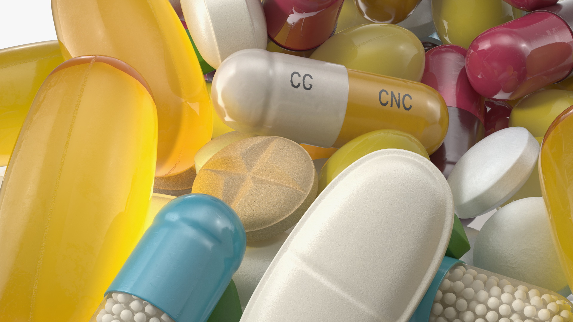 Stack of Pills 3D model