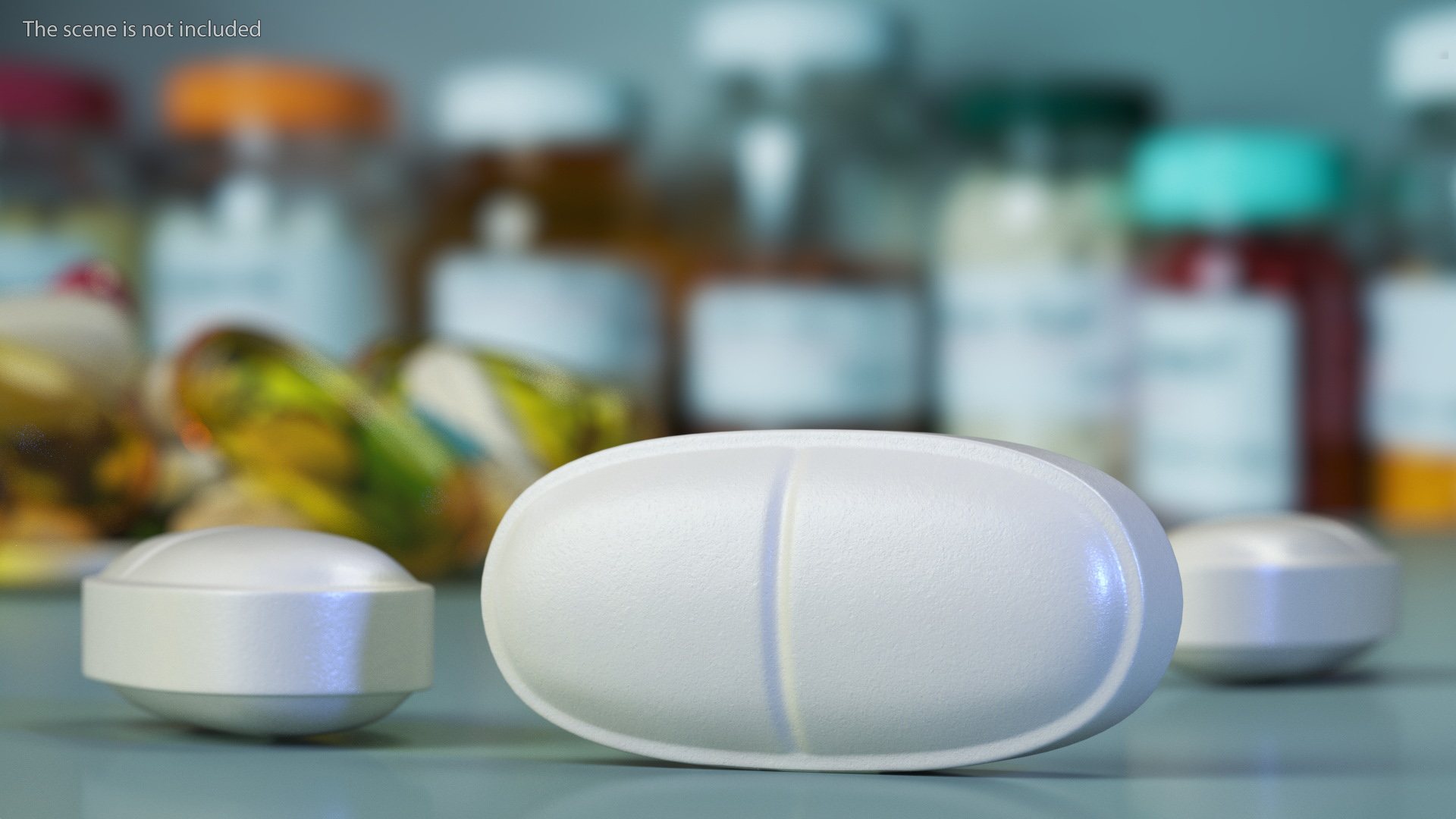 Stack of Pills 3D model