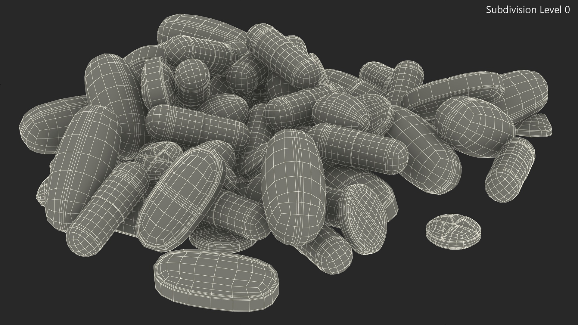 Stack of Pills 3D model