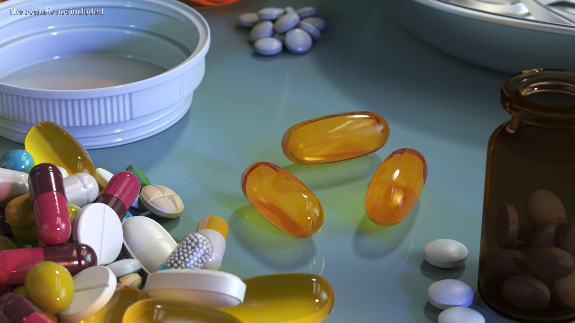 Stack of Pills 3D model