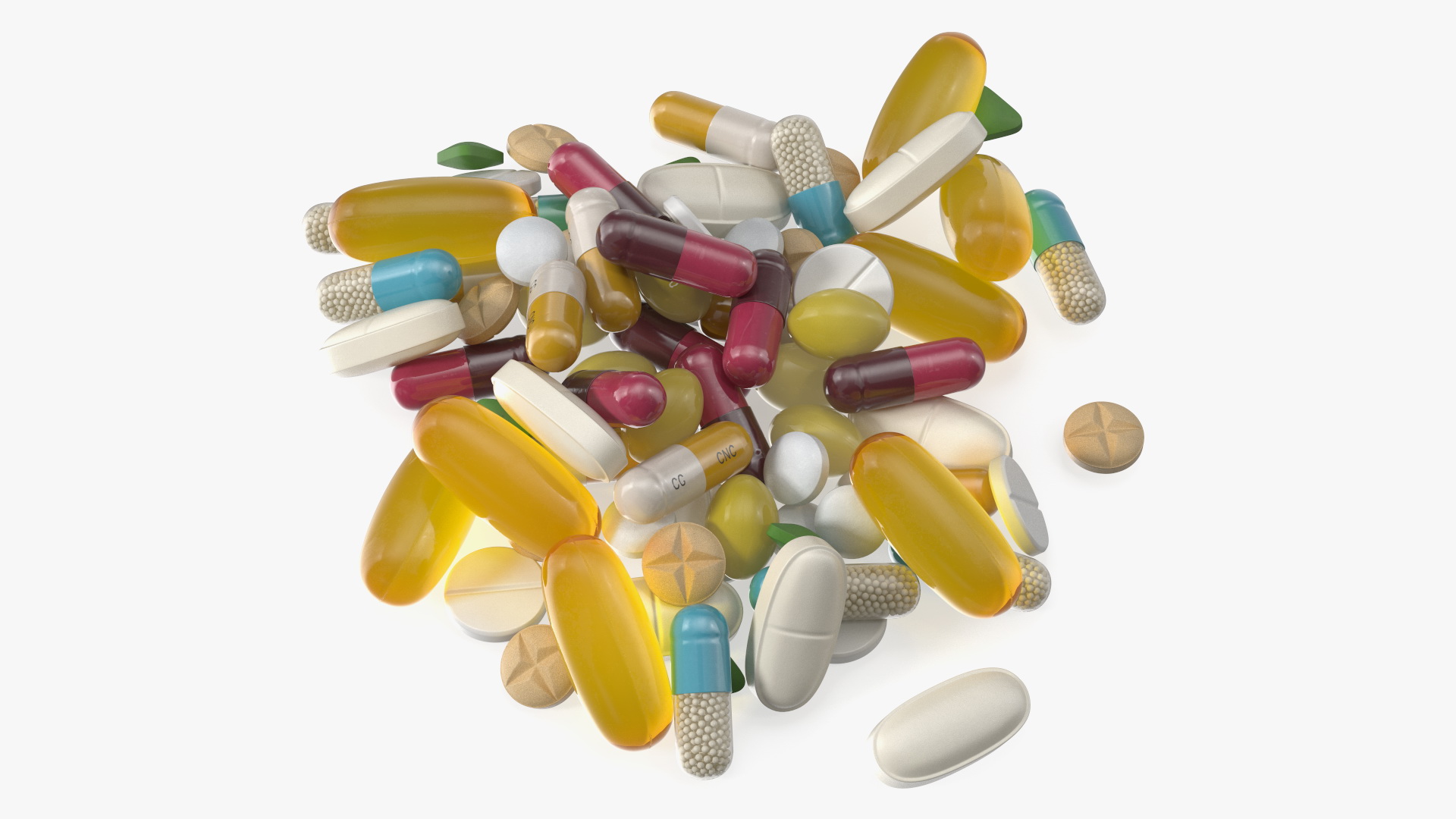 Stack of Pills 3D model