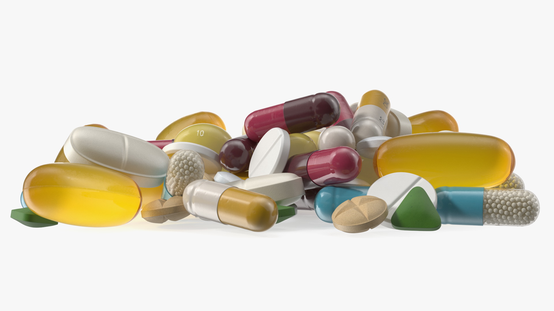 Stack of Pills 3D model