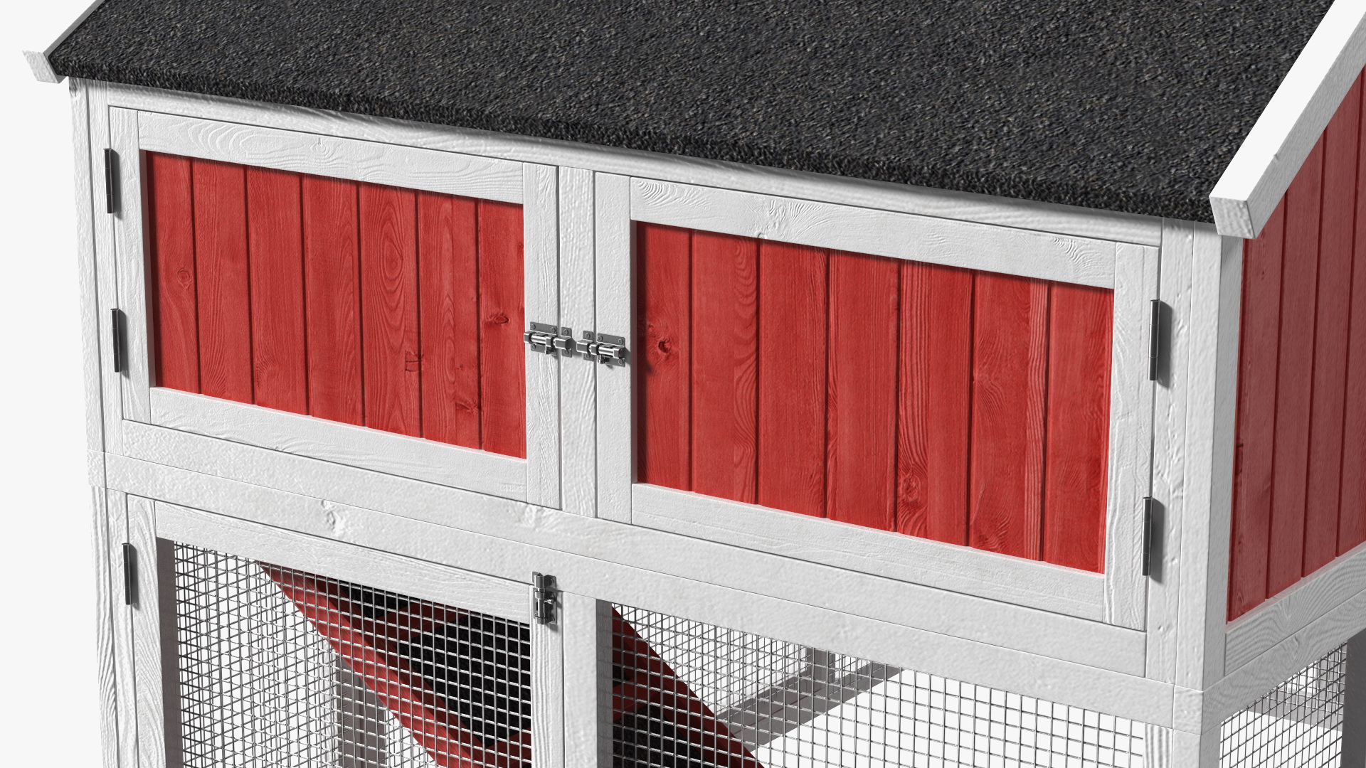 3D Chicken Coop Red