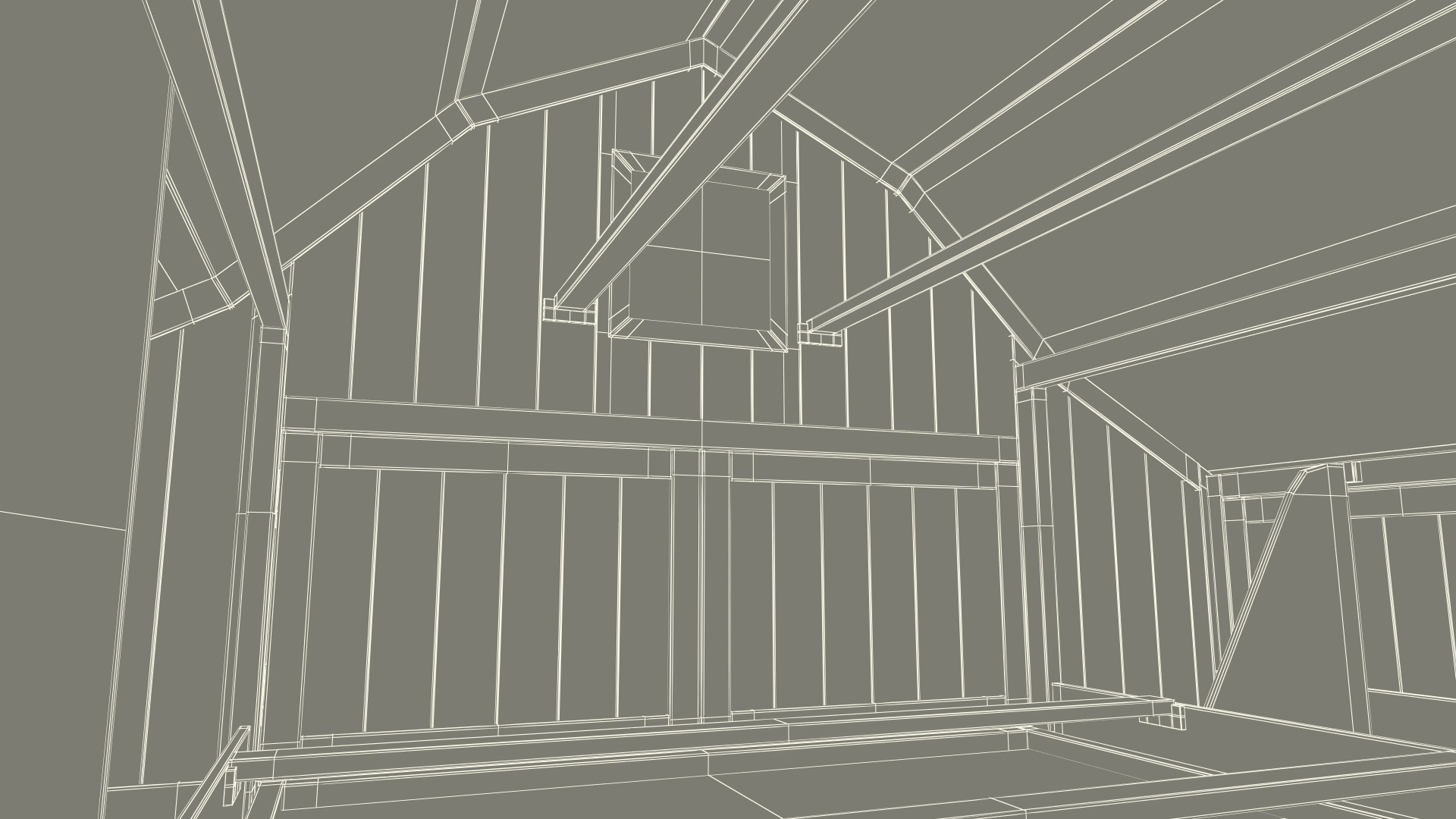 3D Chicken Coop Red