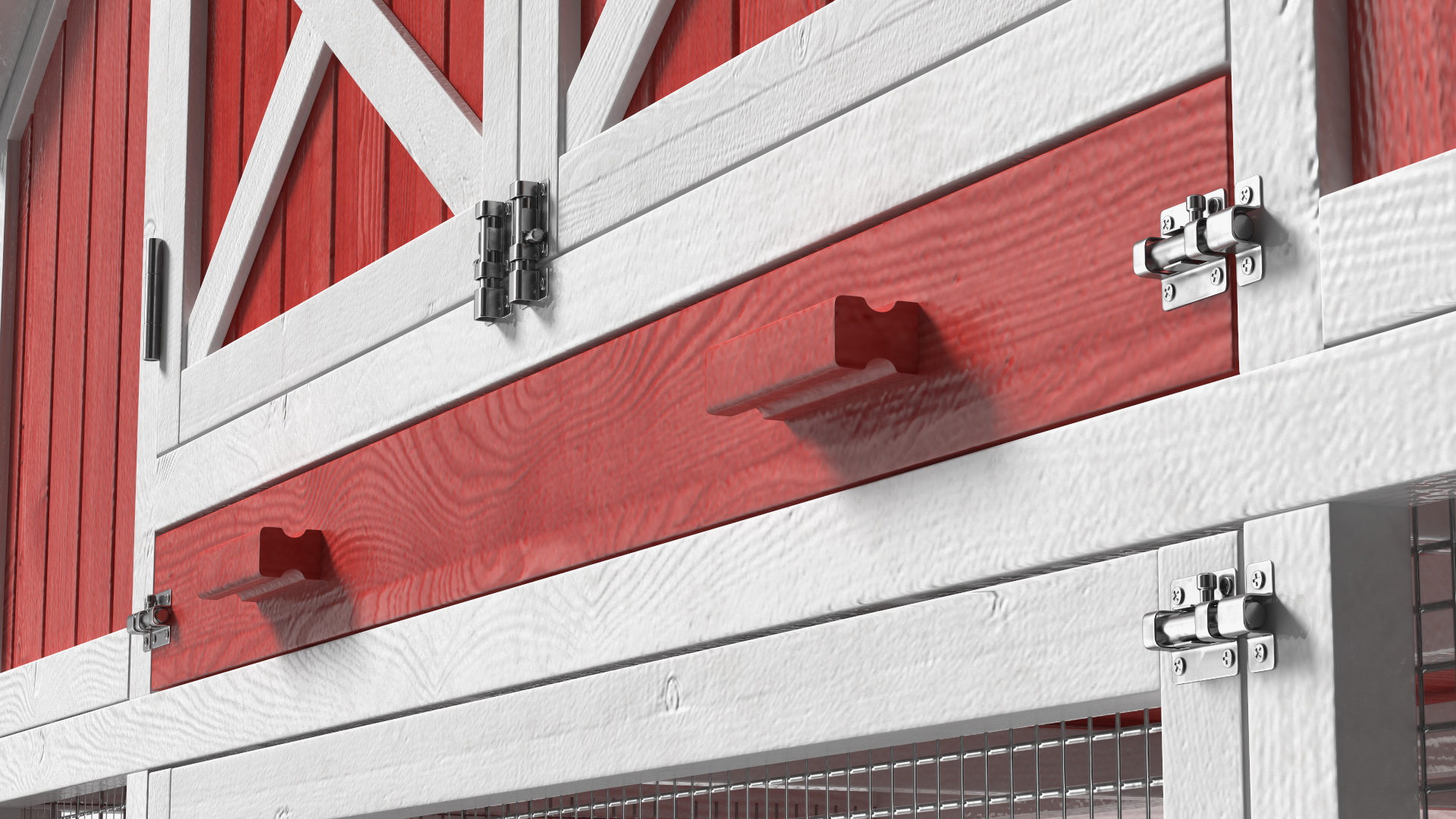 3D Chicken Coop Red