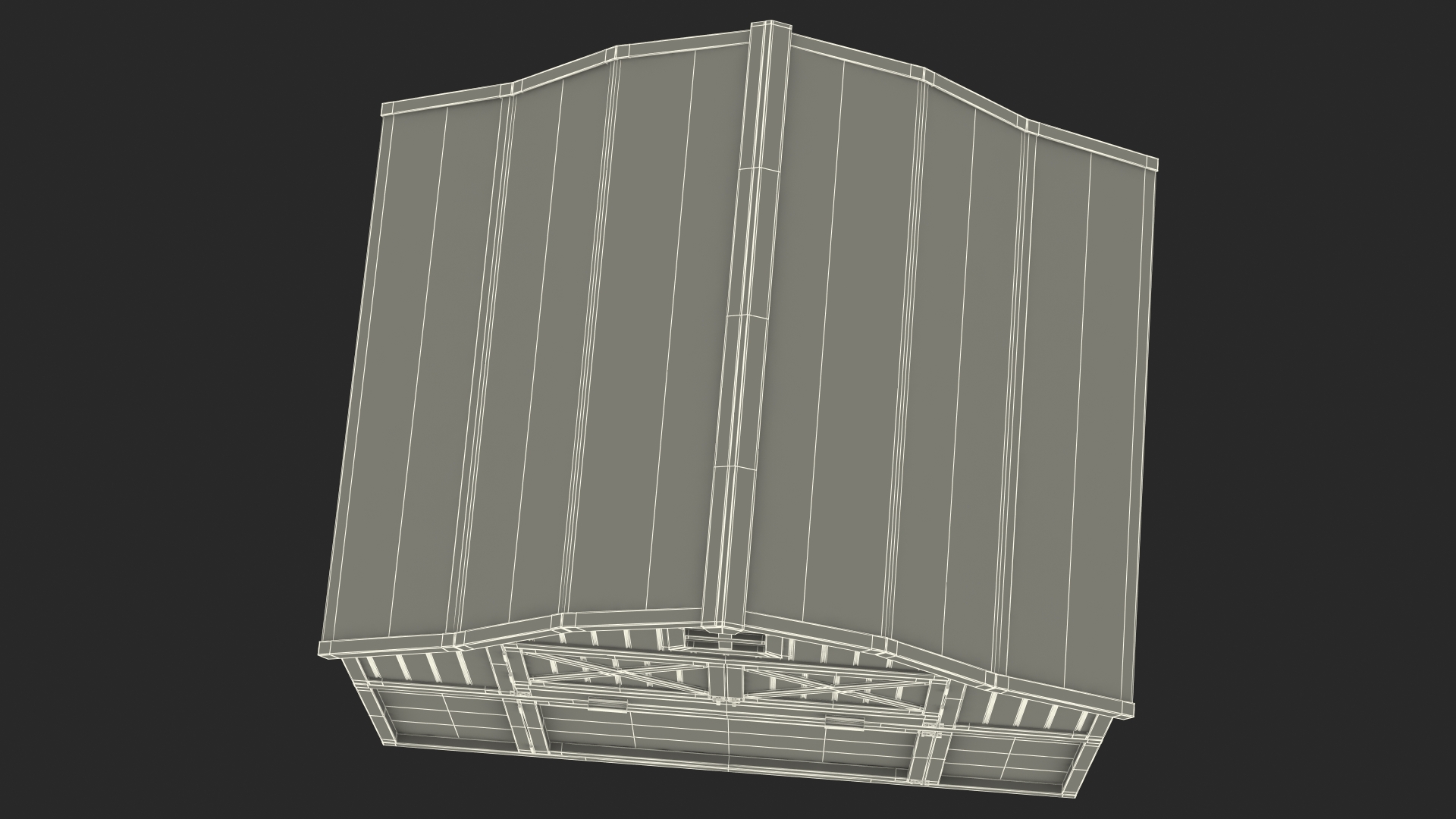 3D Chicken Coop Red