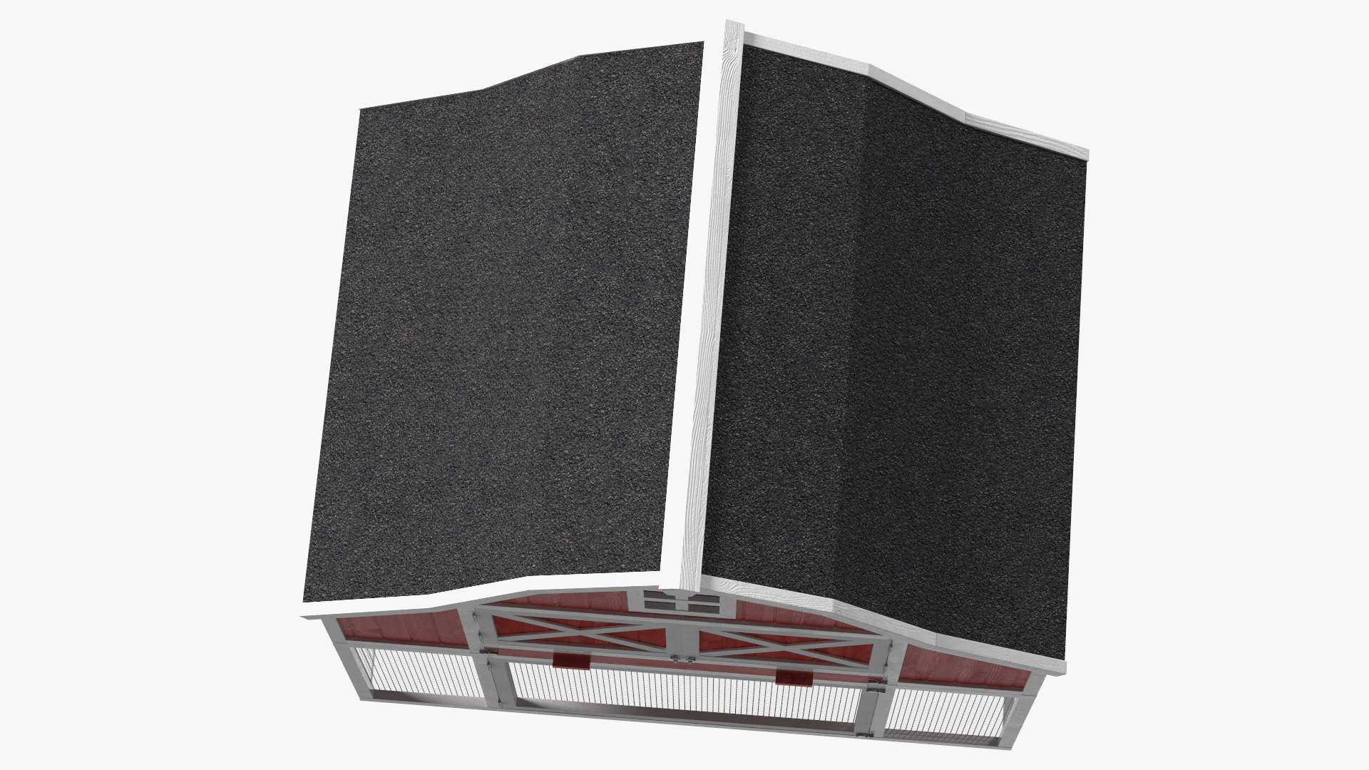 3D Chicken Coop Red