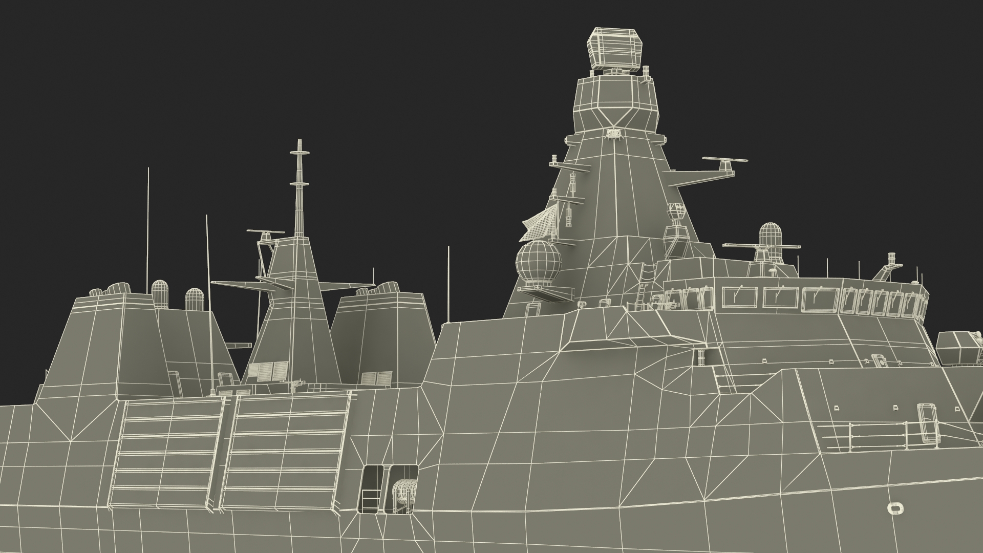 3D model Type 31 Frigate