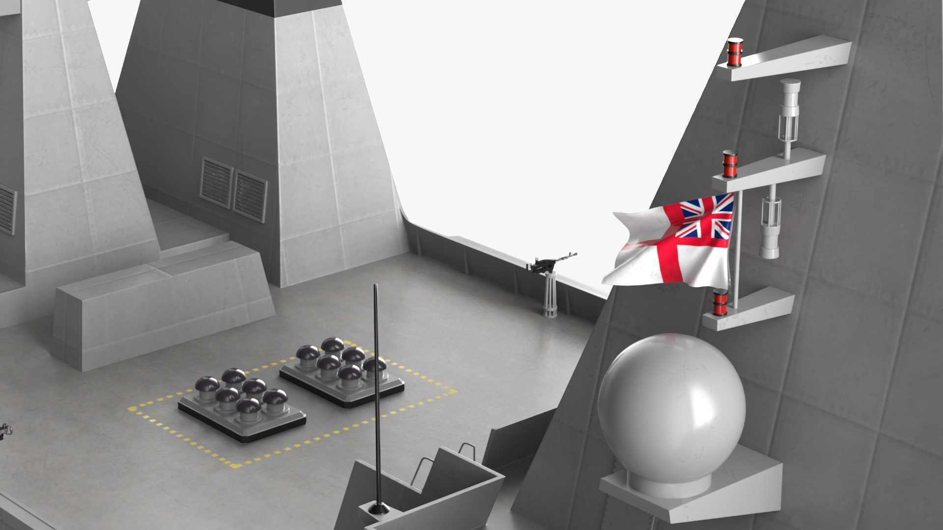 3D model Type 31 Frigate