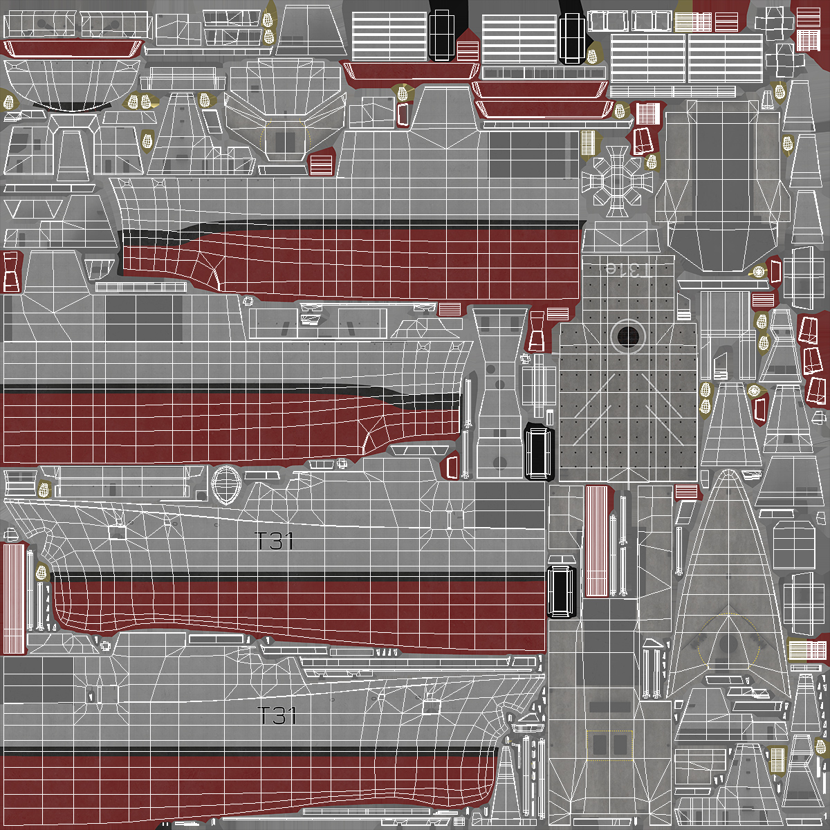 3D model Type 31 Frigate
