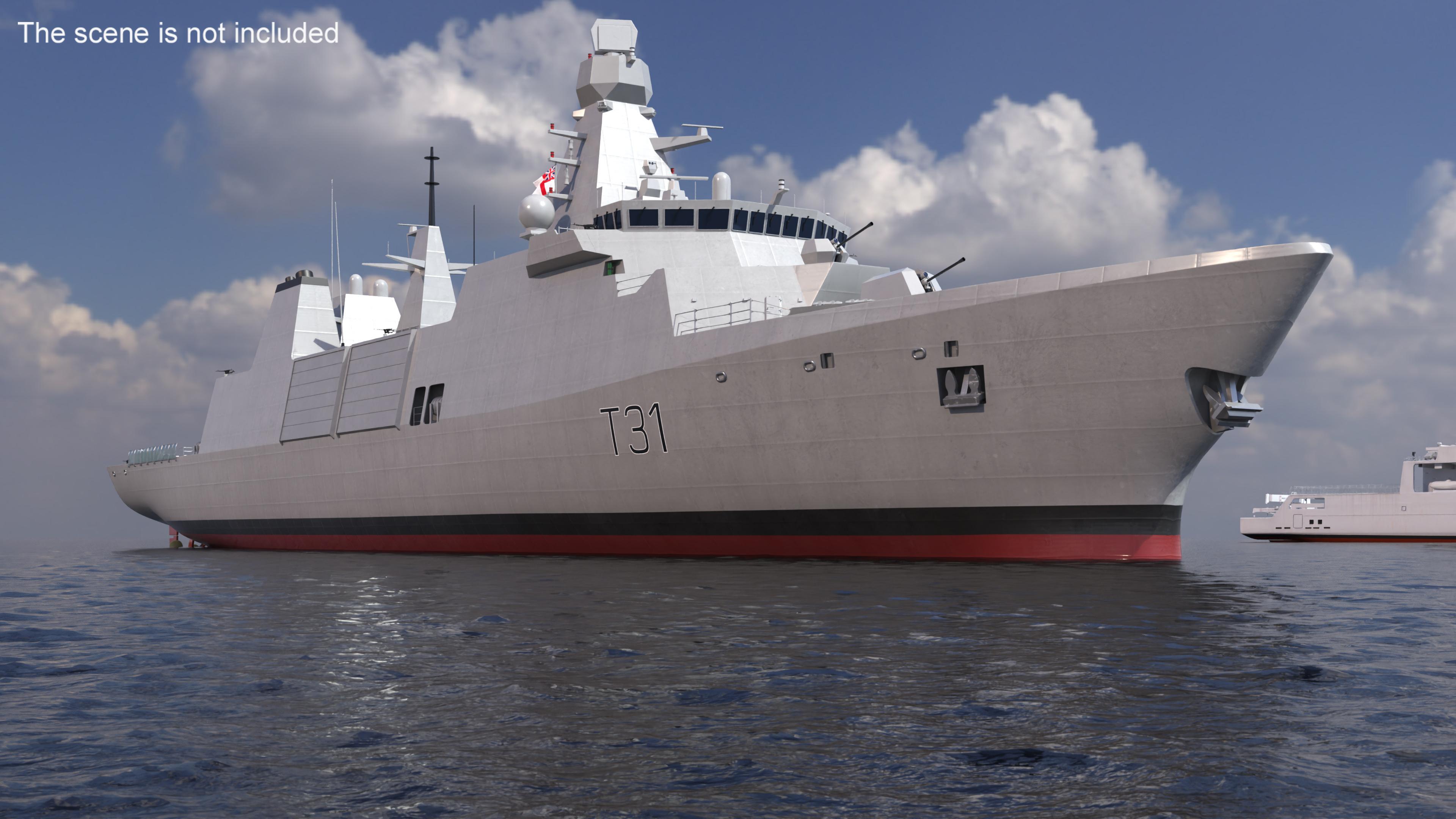 3D model Type 31 Frigate