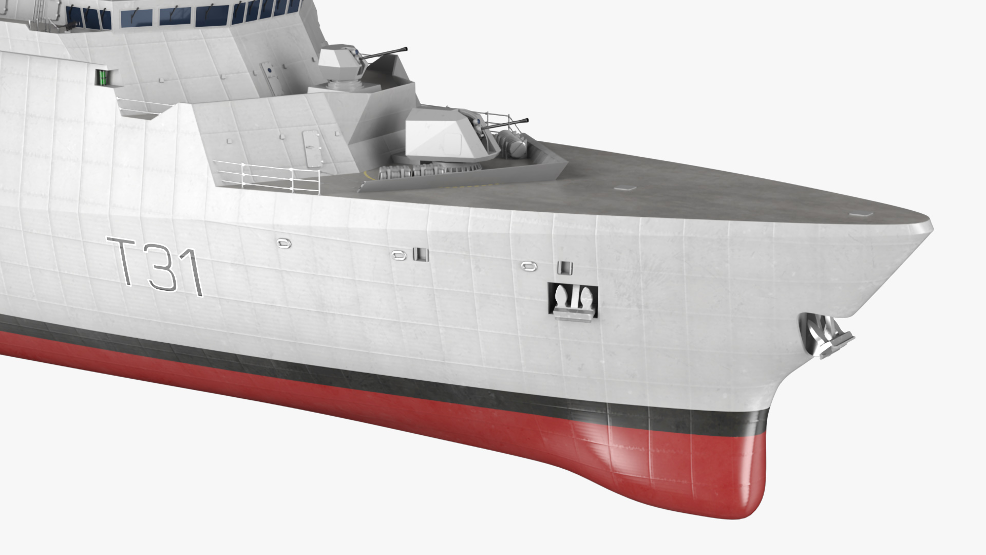 3D model Type 31 Frigate