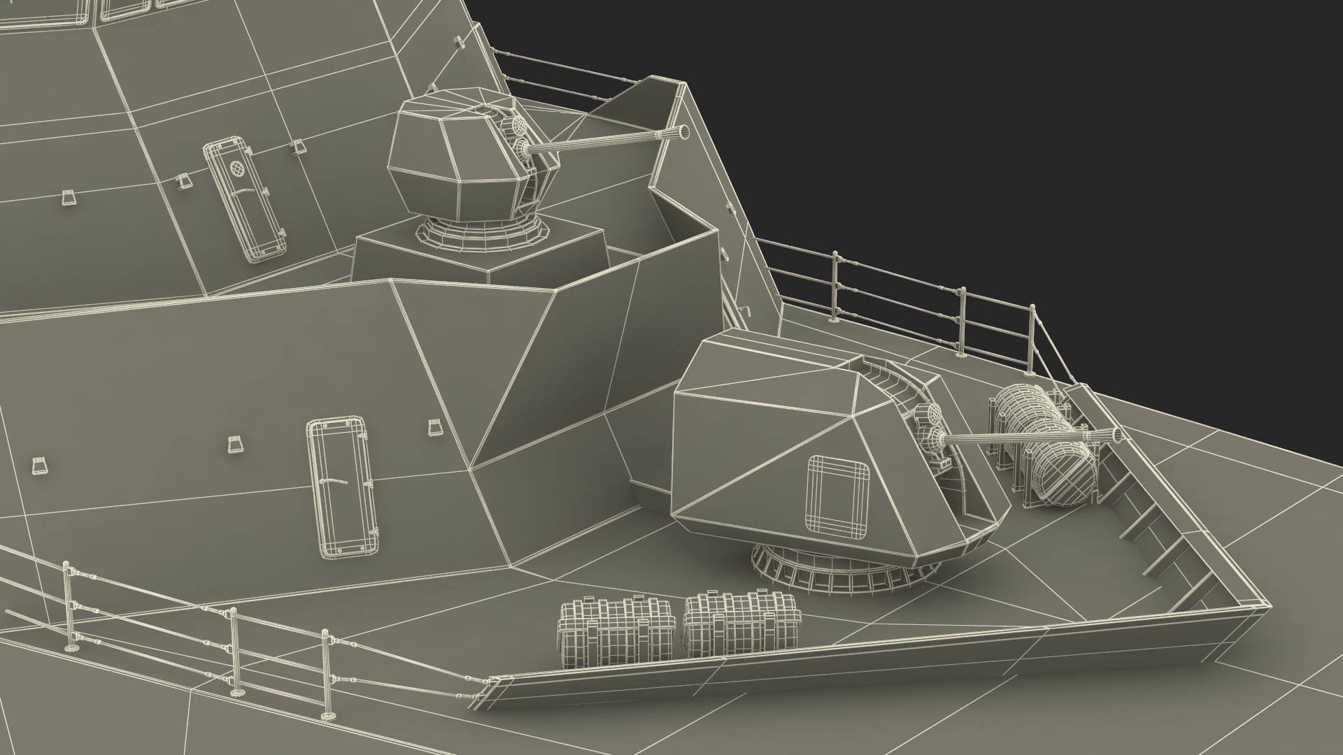 3D model Type 31 Frigate