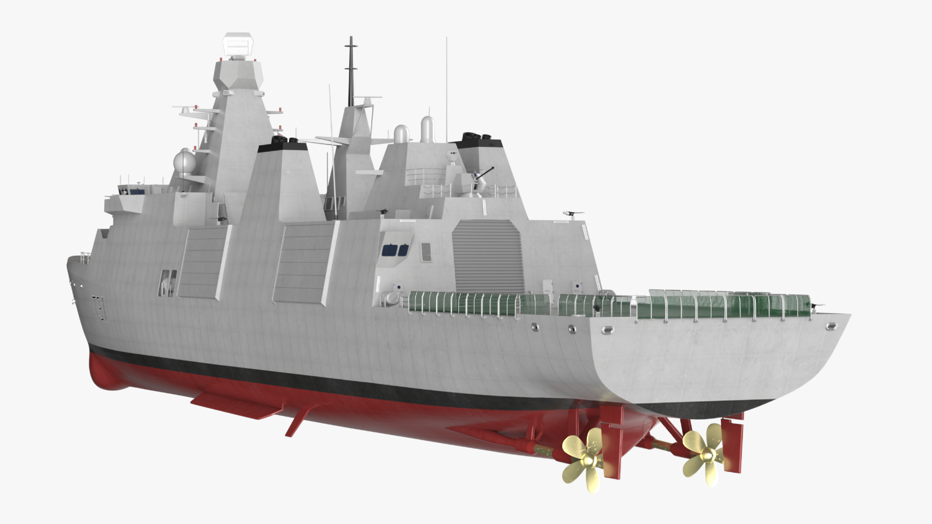 3D model Type 31 Frigate
