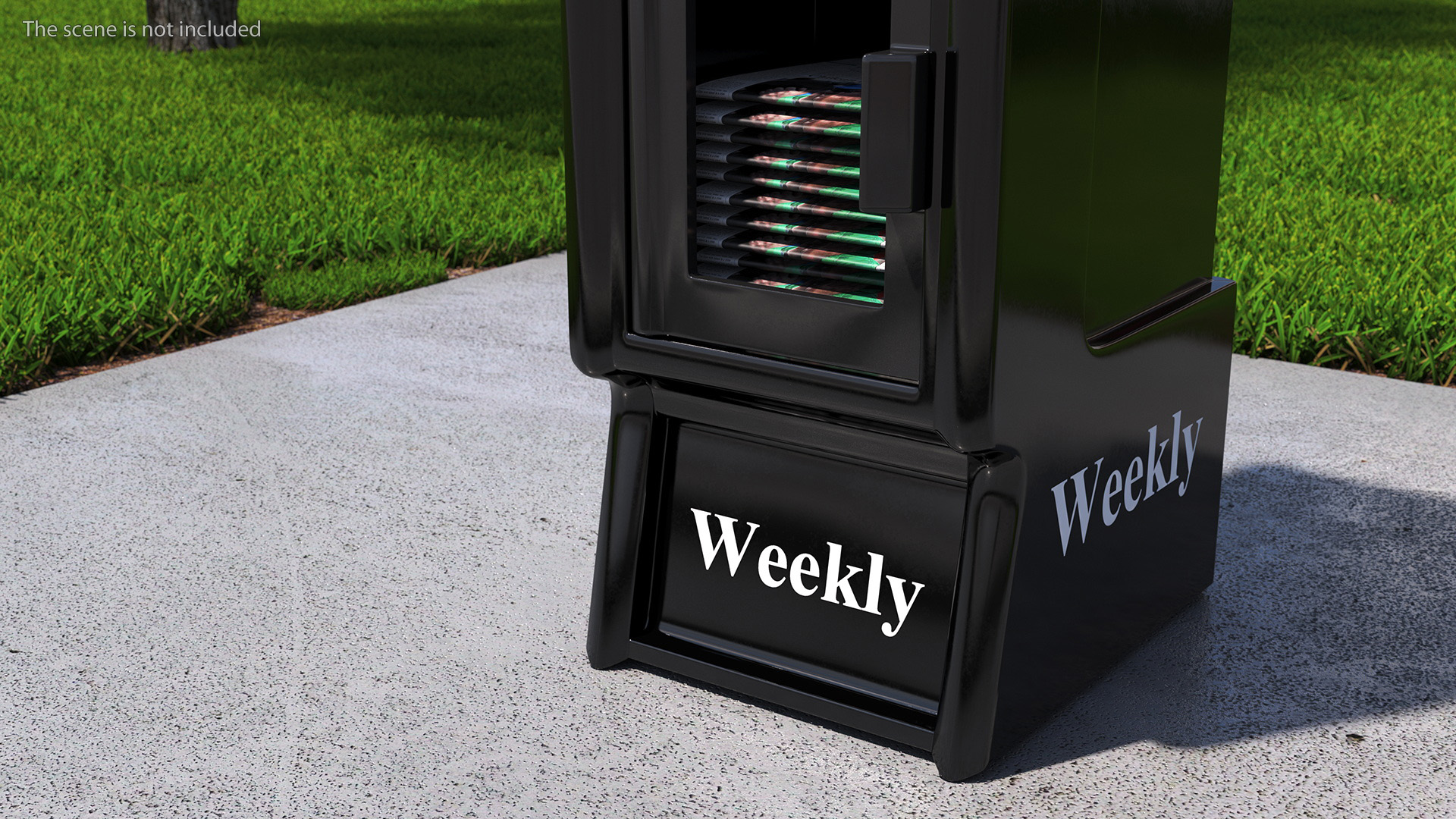 Free Weekly Newspaper Stand 3D