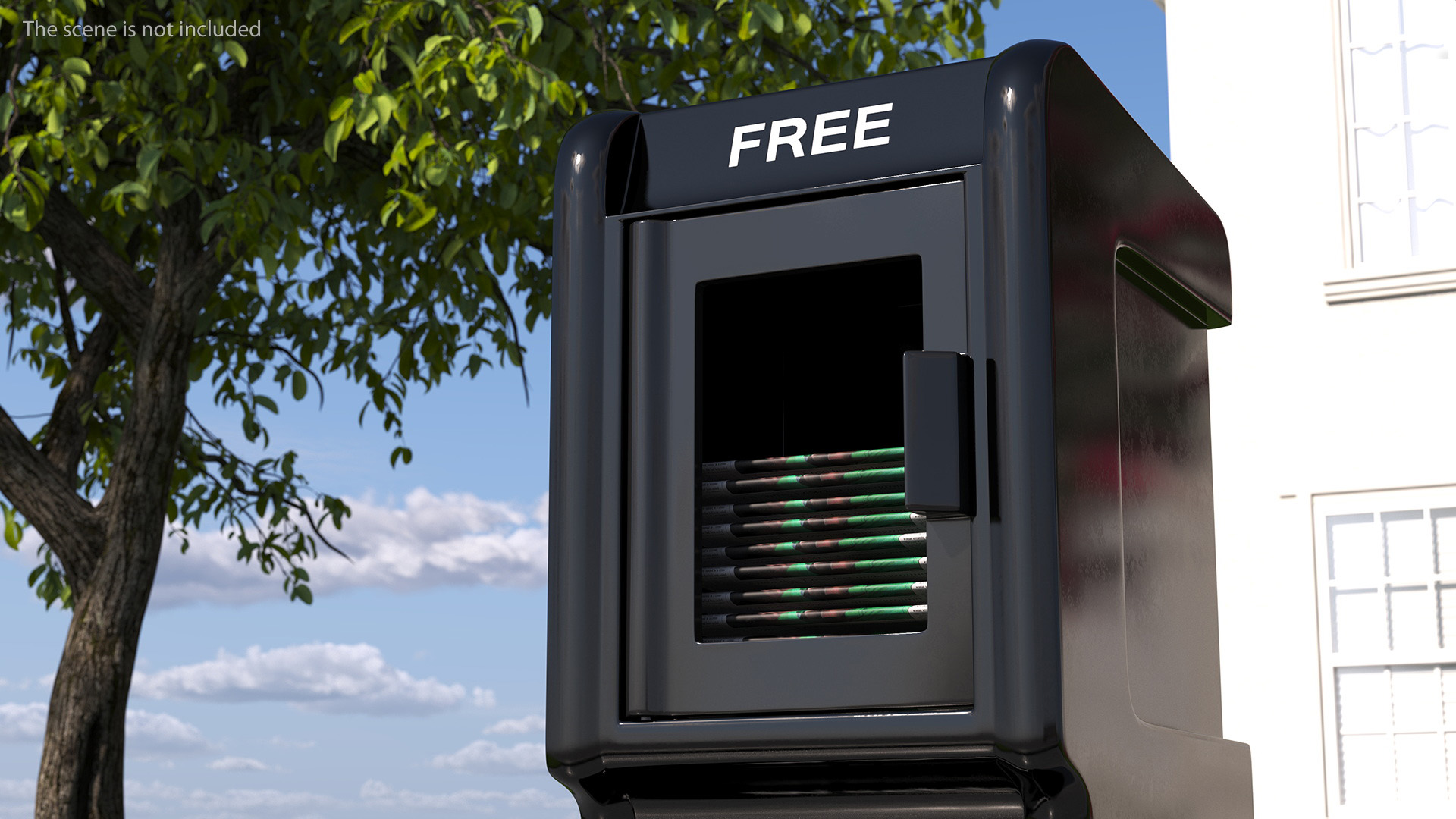 Free Weekly Newspaper Stand 3D