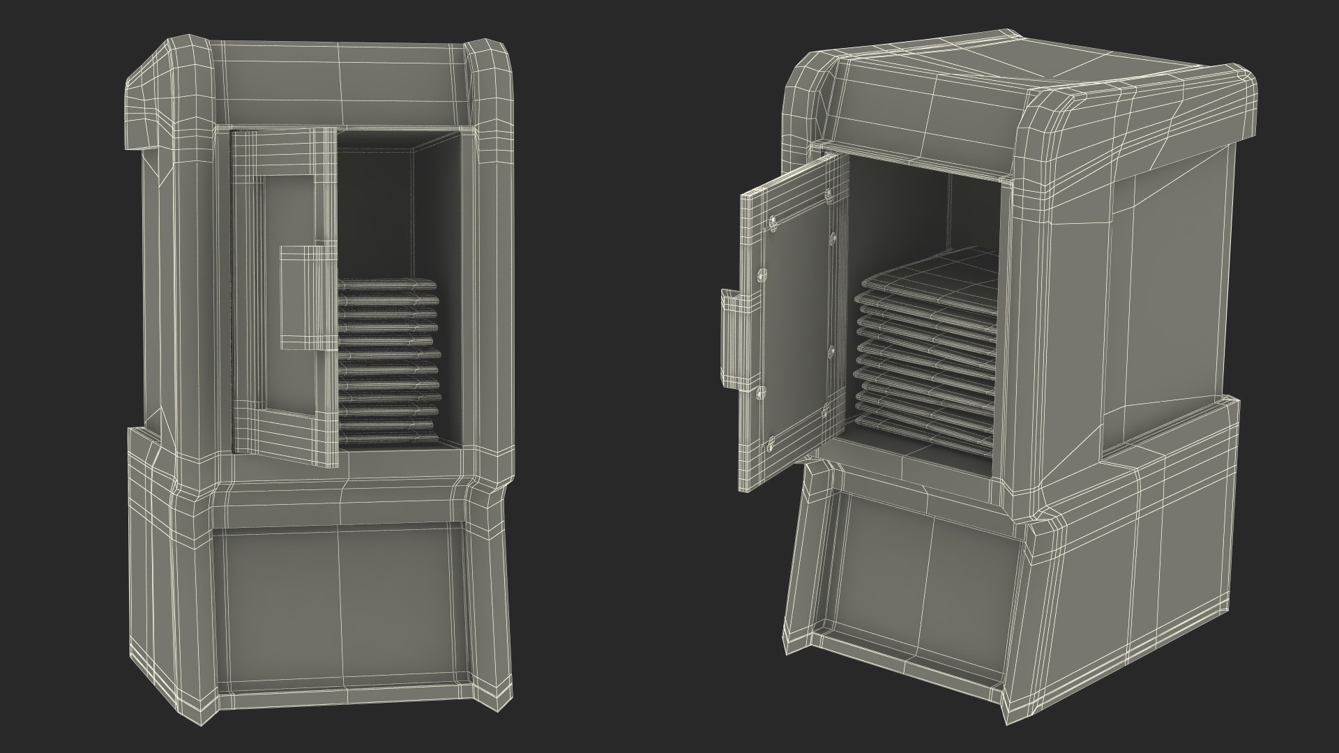 Free Weekly Newspaper Stand 3D