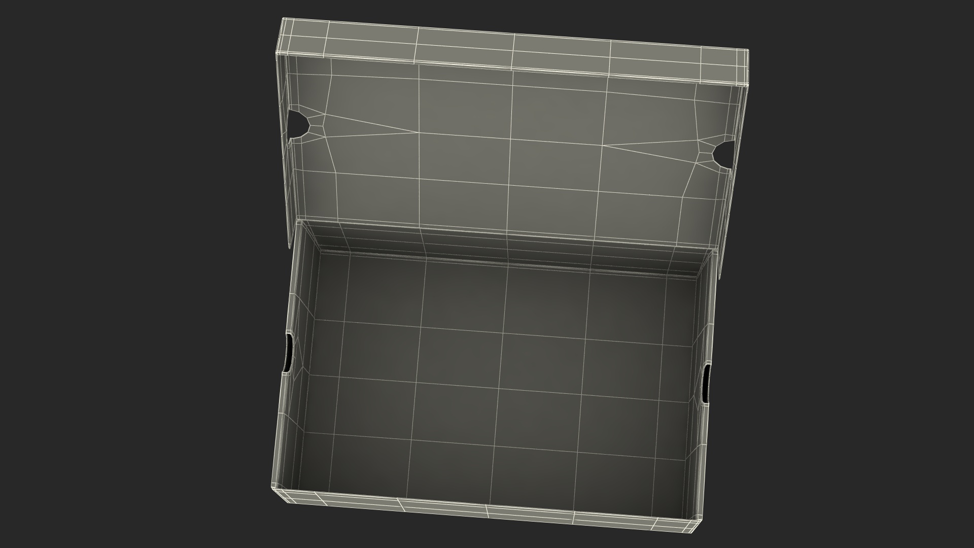 3D Shoe Box Open model