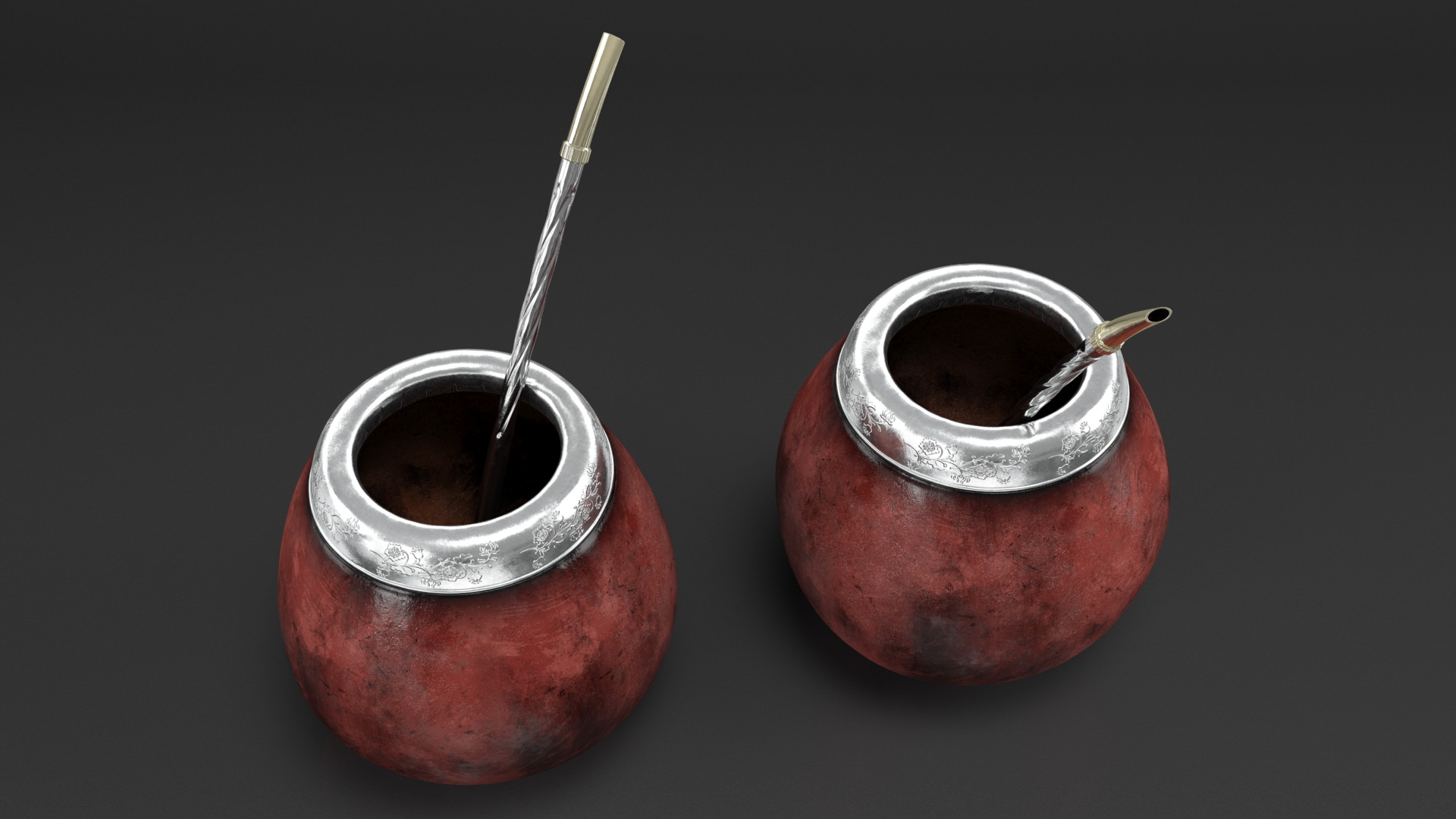 3D Yerba Mate Empty