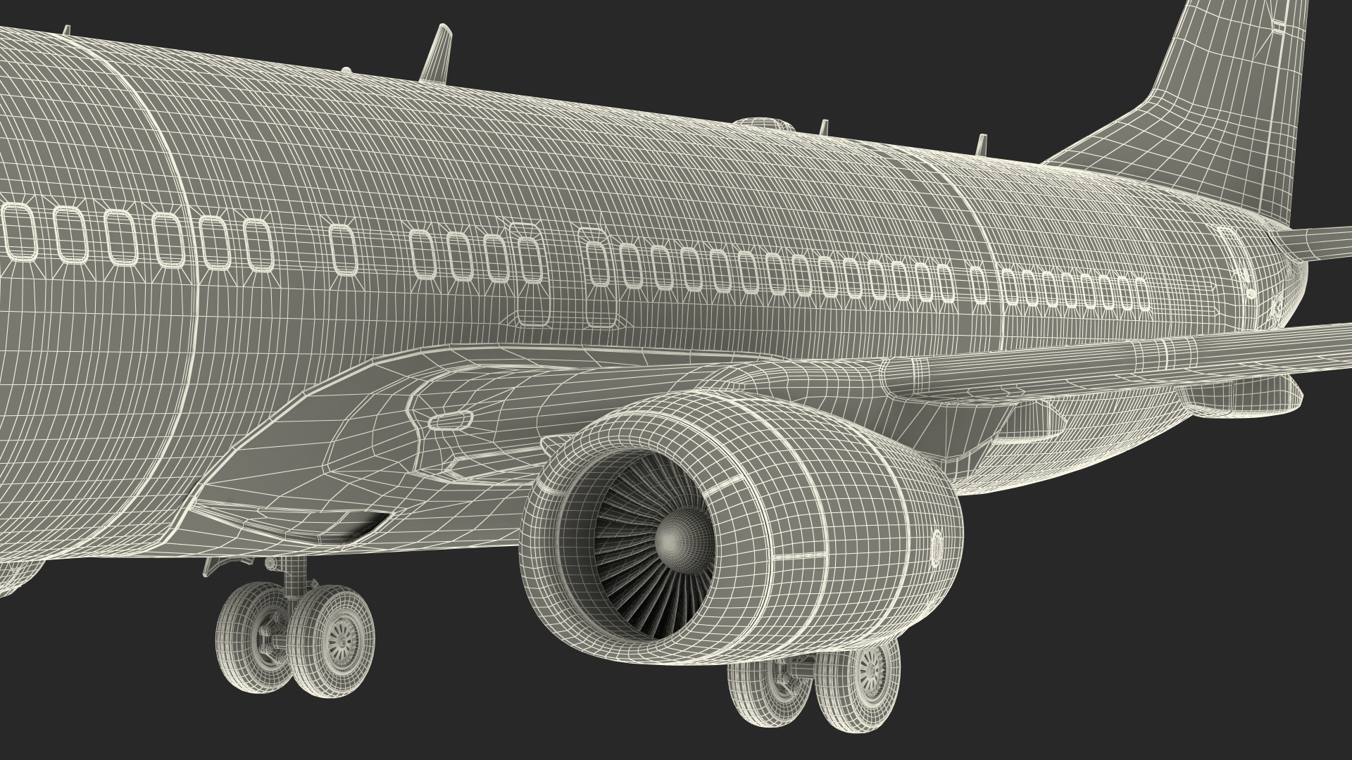 Airplane Evacuating People Rigged for Maya 3D
